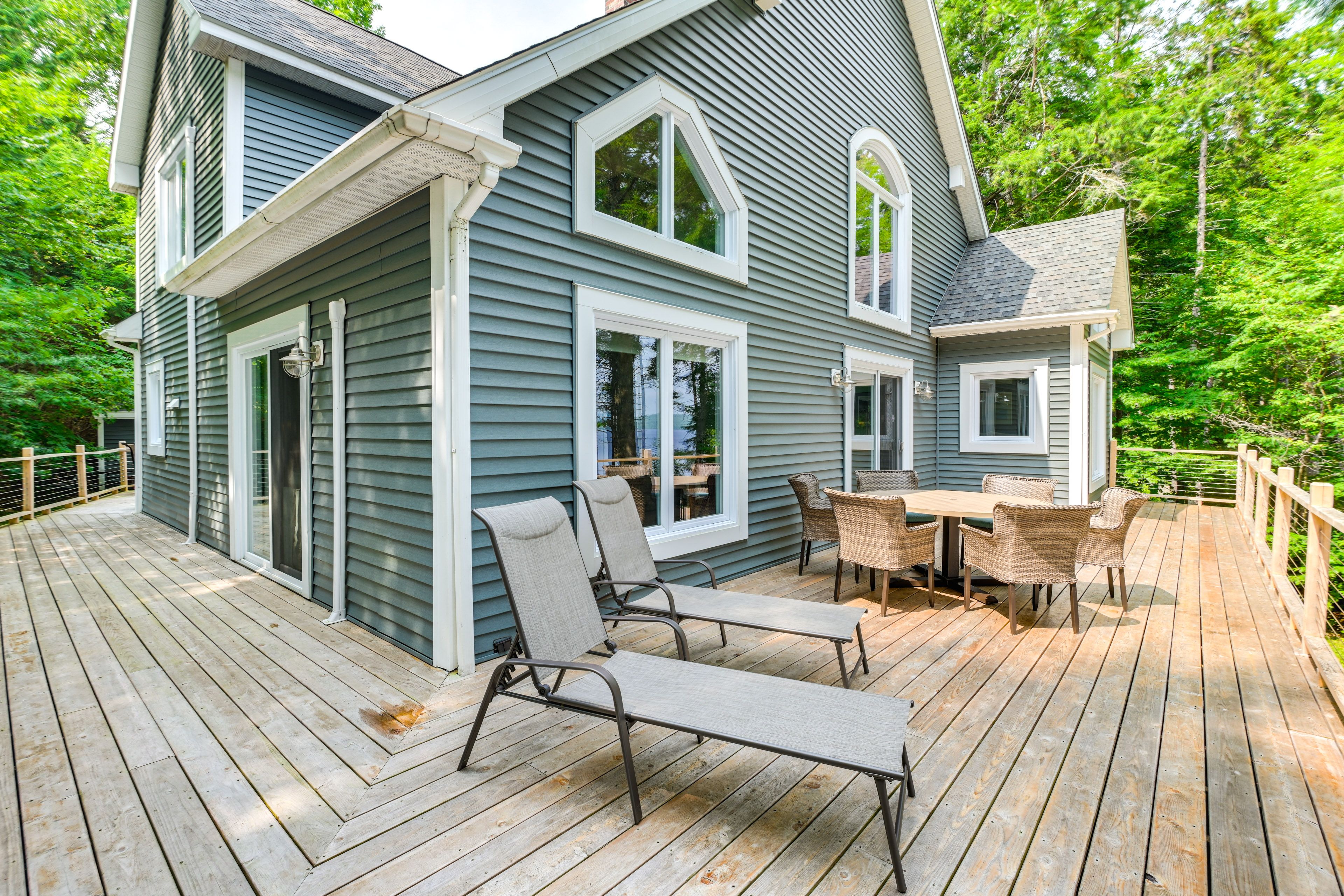 Wraparound Deck | Gas Grill | Lake Views