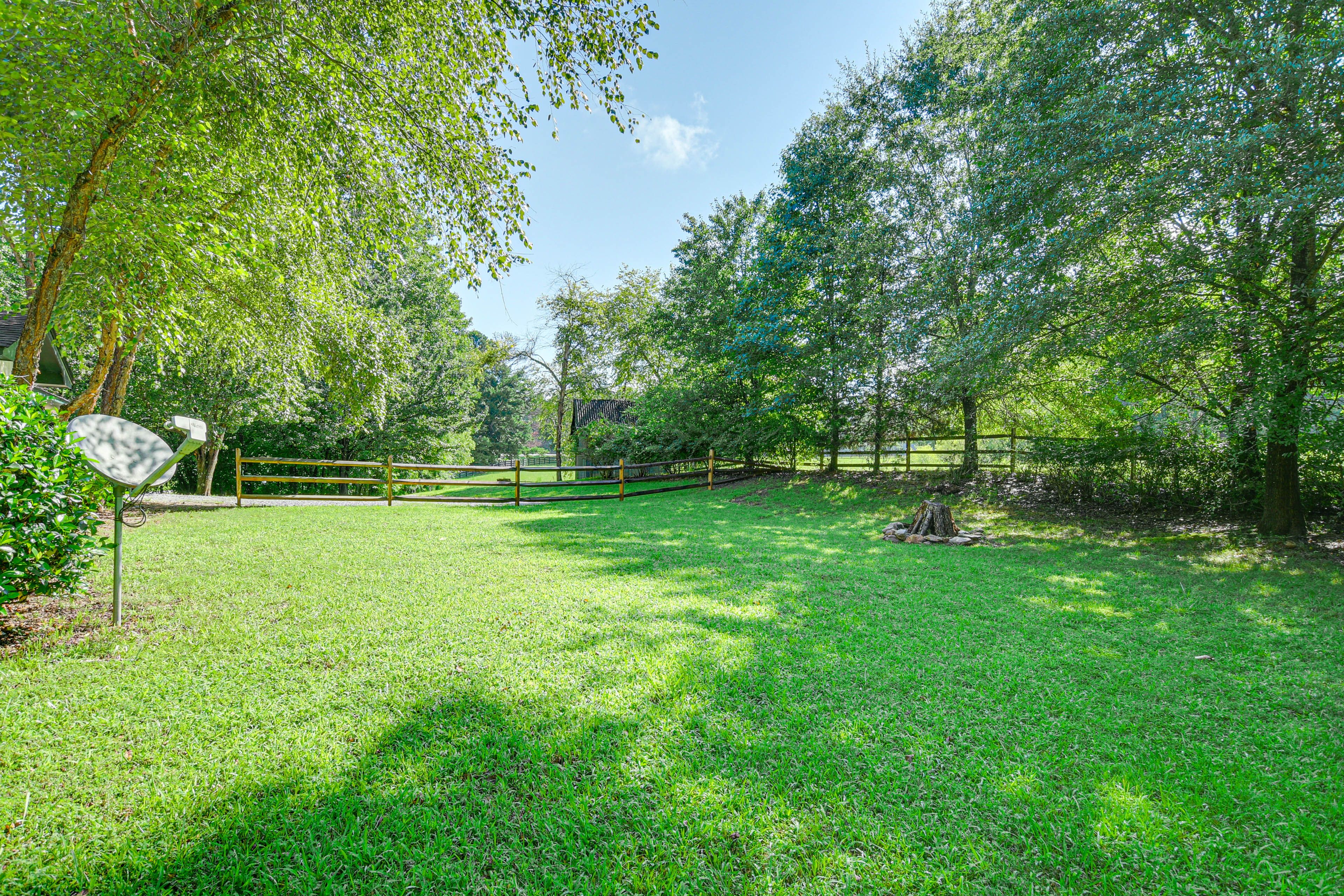 Private Backyard Area