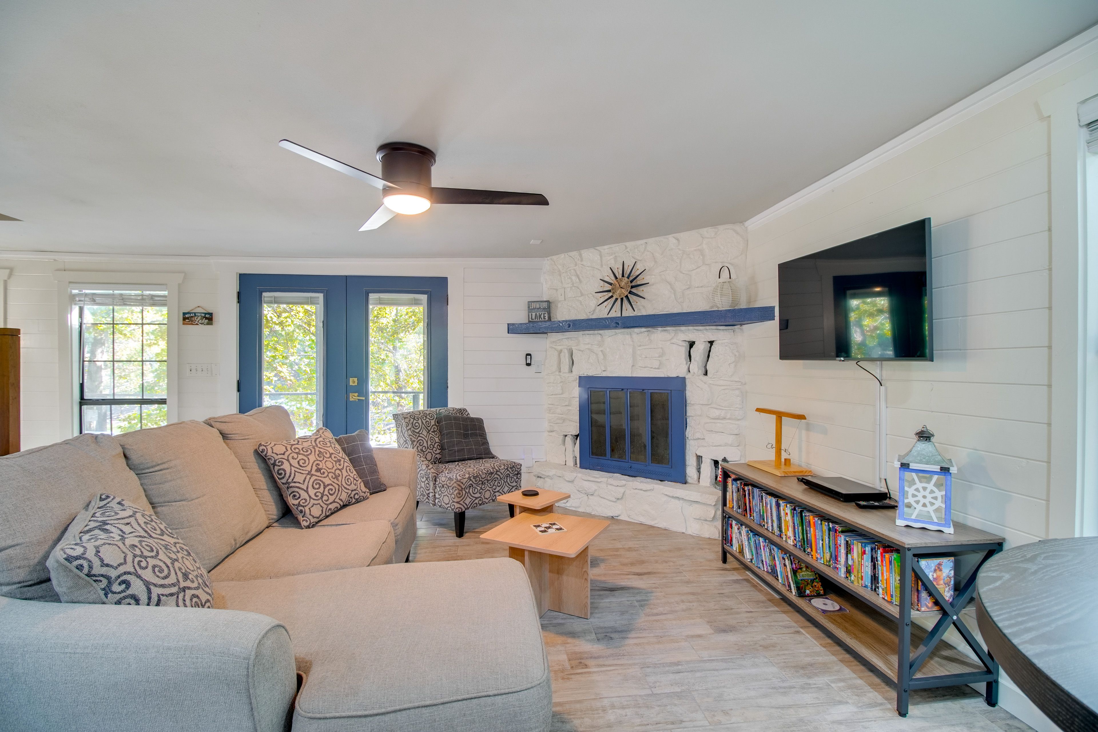 Property Interior | 3-Story Home | Free WiFi | Central A/C & Heating