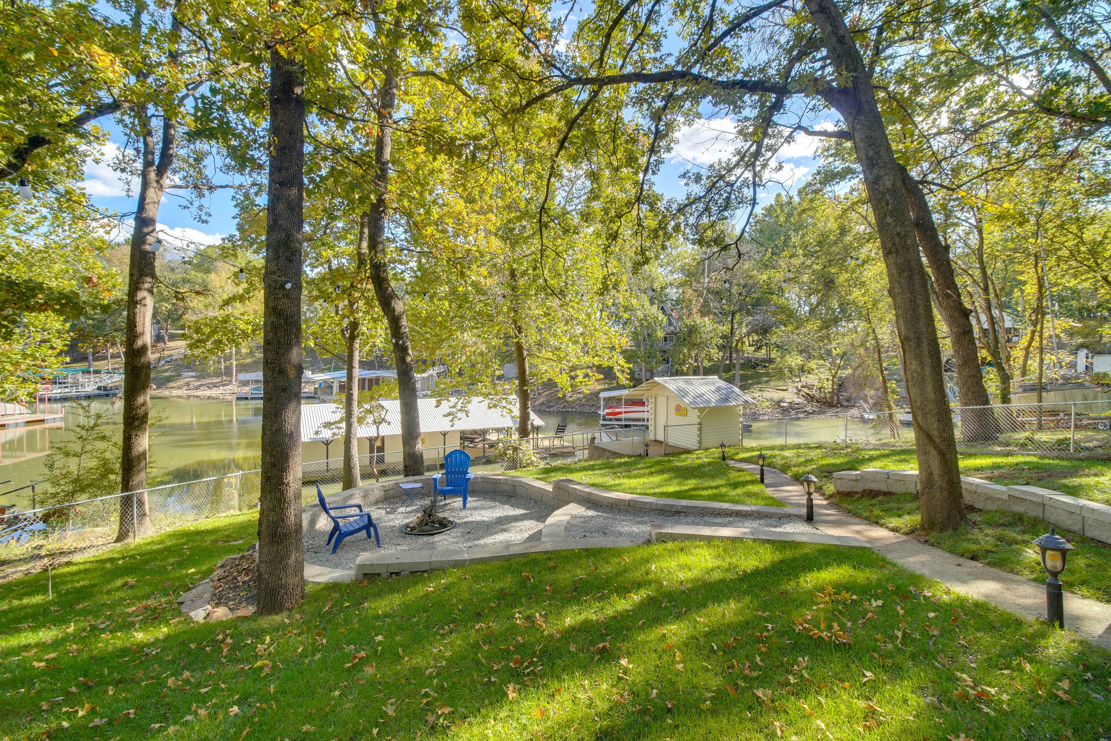 Fenced-In Yard | Wood-Burning Fire Pit