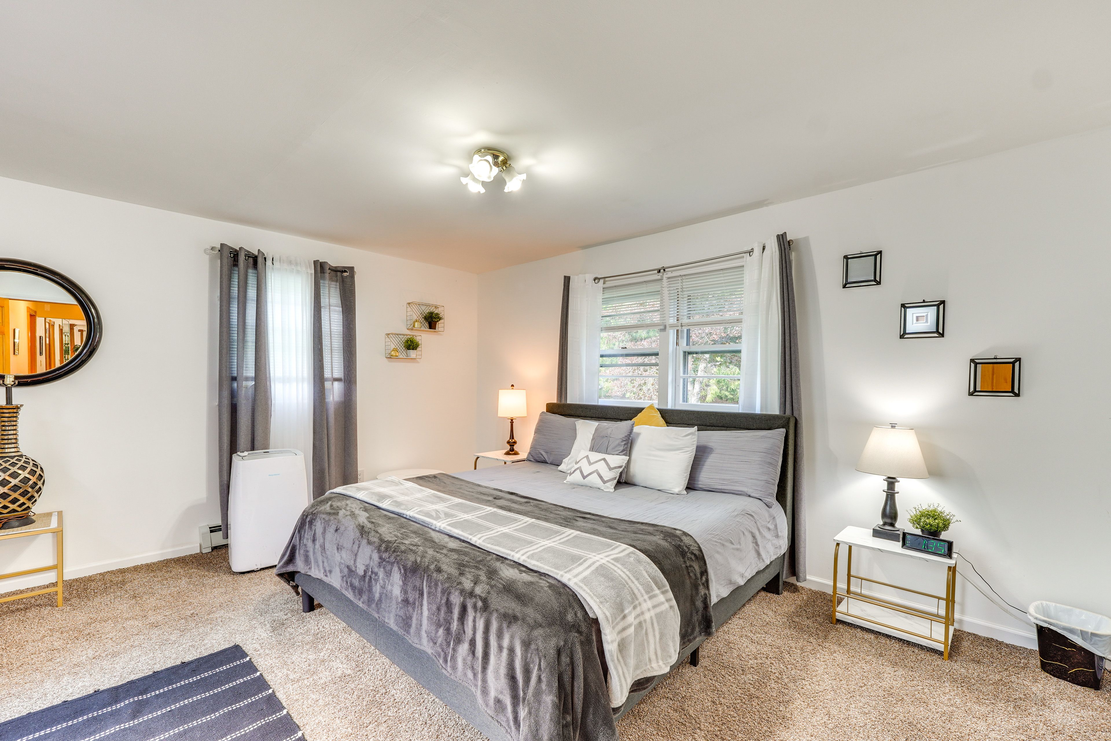 Bedroom 1 | King Bed | Smart TV w/ Cable