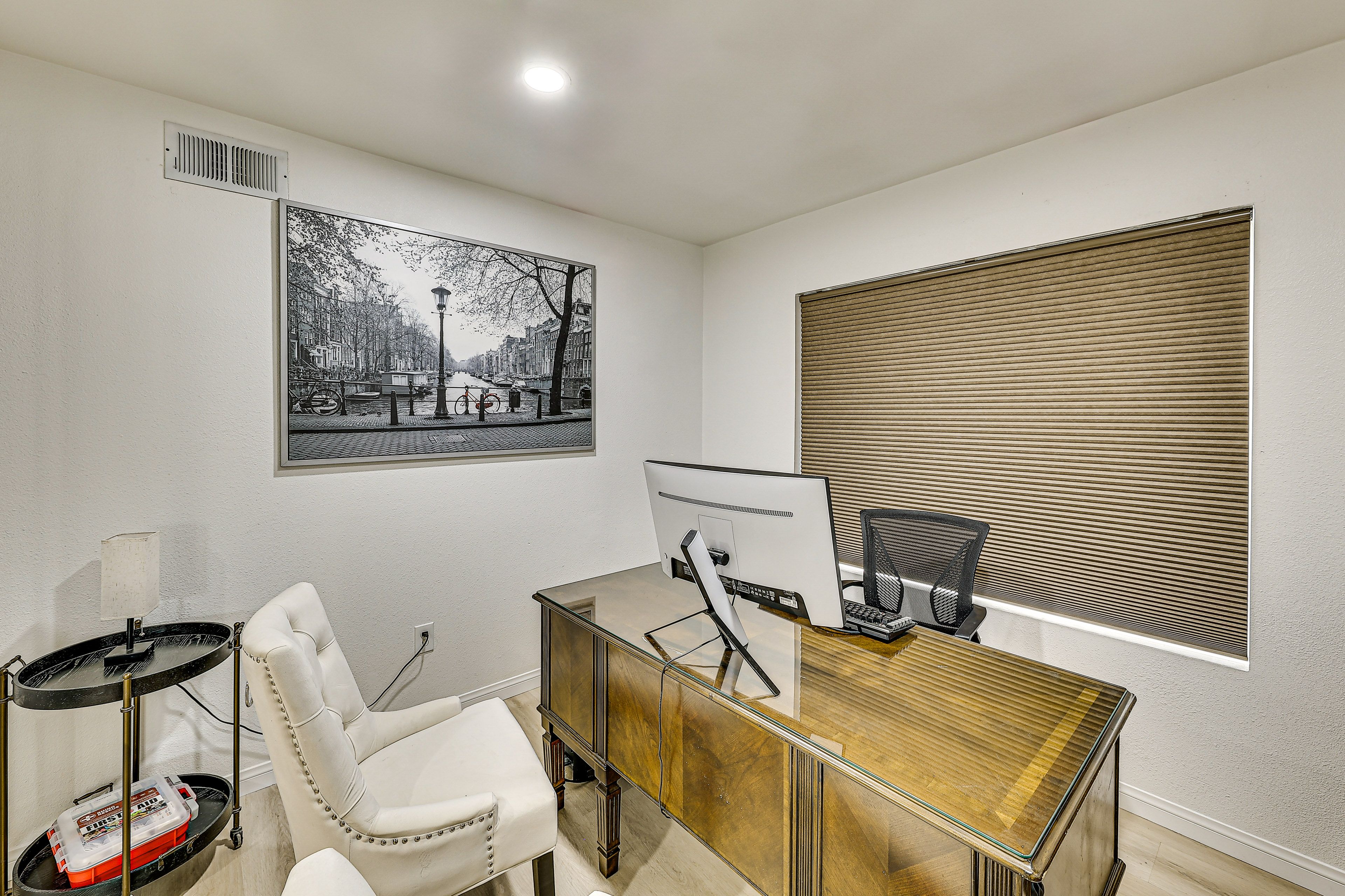 Office | Laptop Workspace | Monitor | Printer | 1st Floor