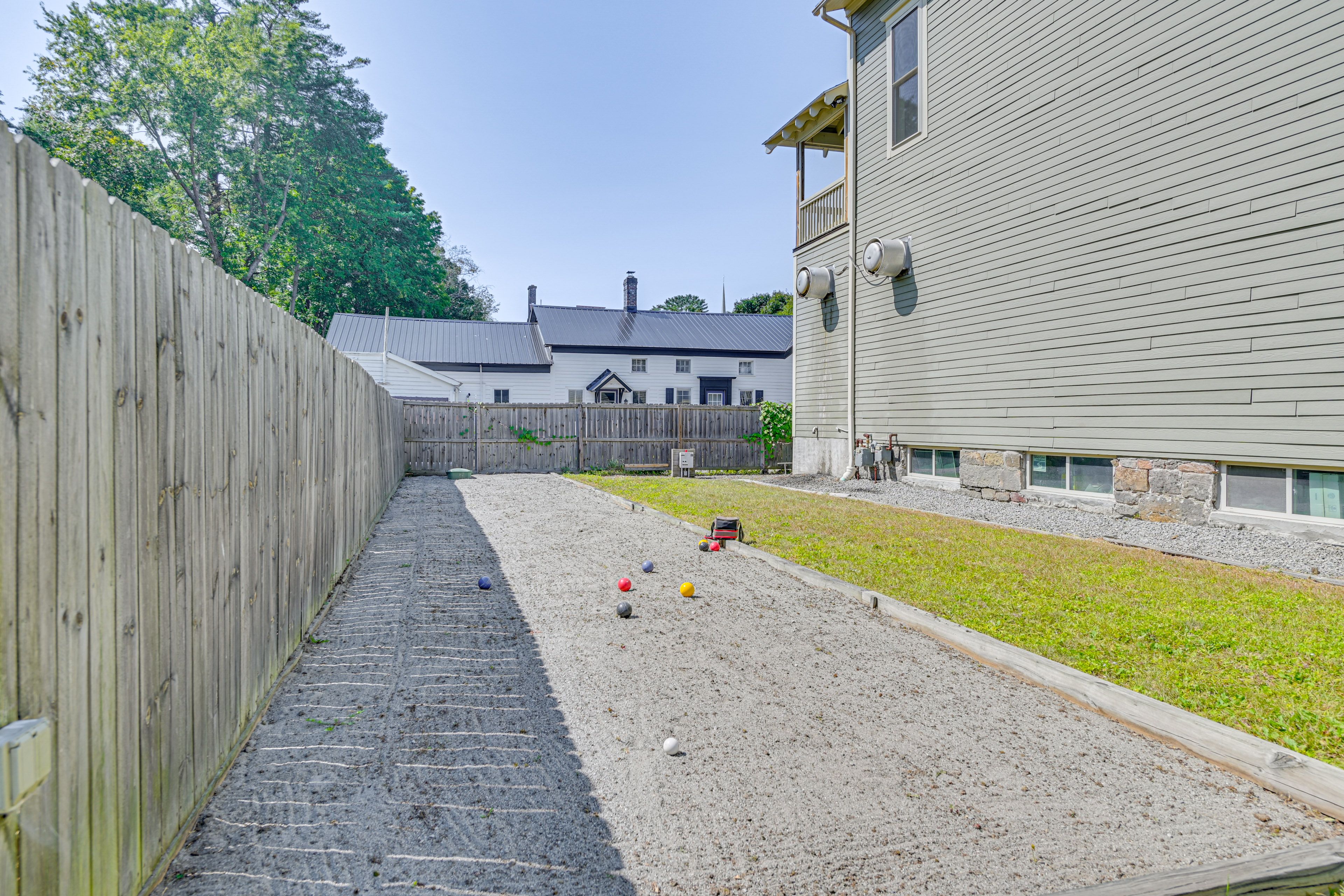 Side Yard | Private Bocce Court