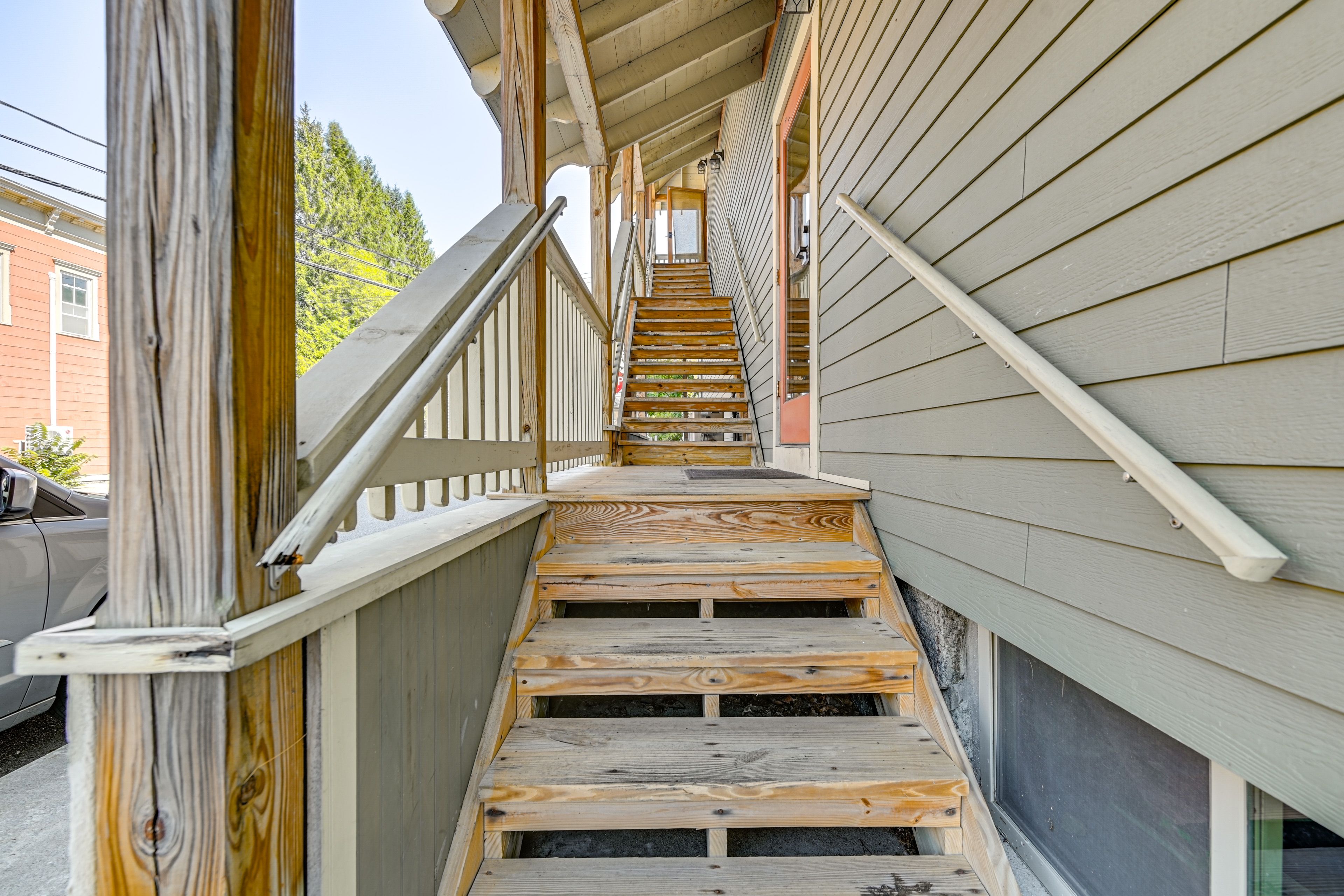 Stairs to Unit Entrance