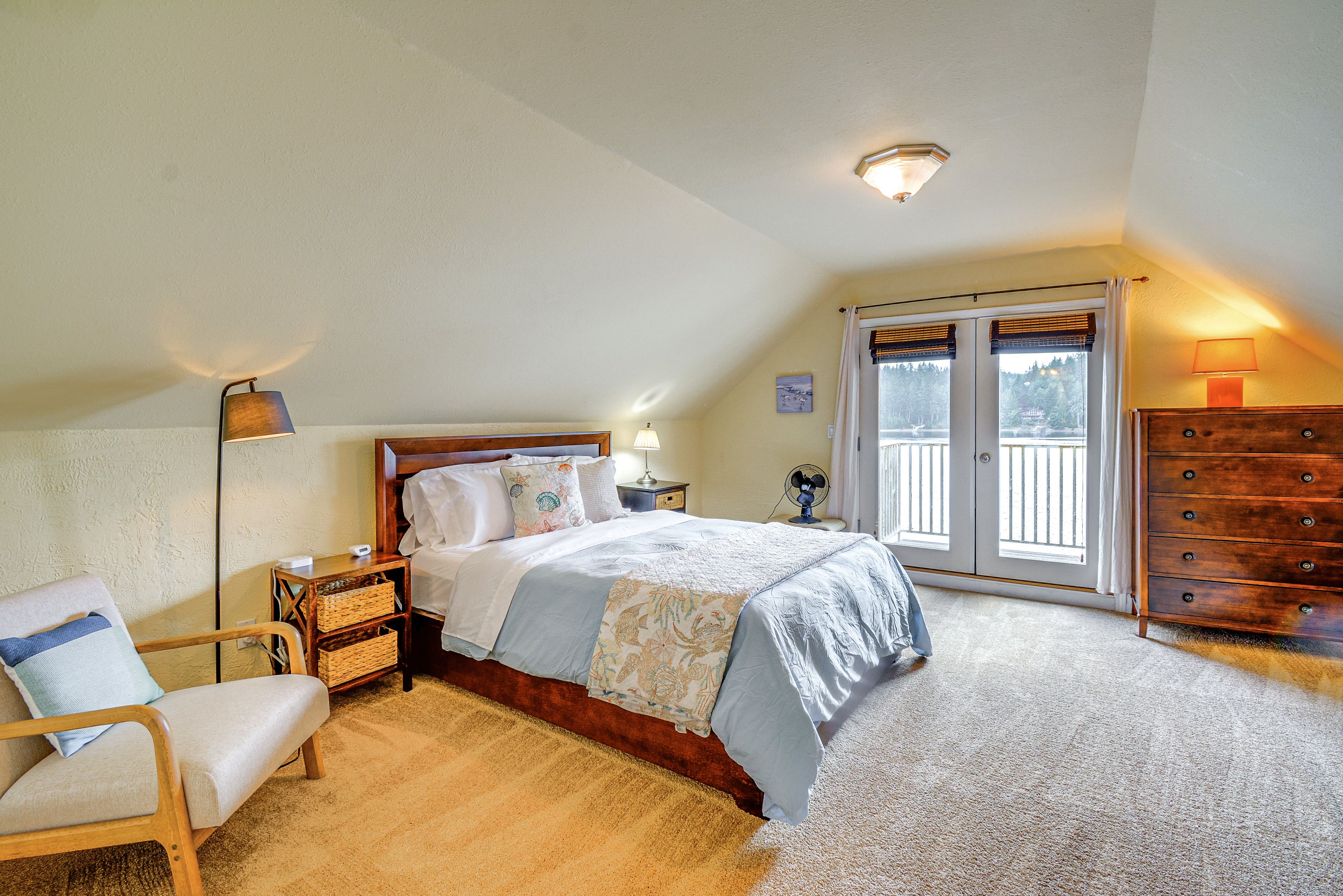 Bedroom 1 | Queen Bed | Balcony Access | 2nd Floor