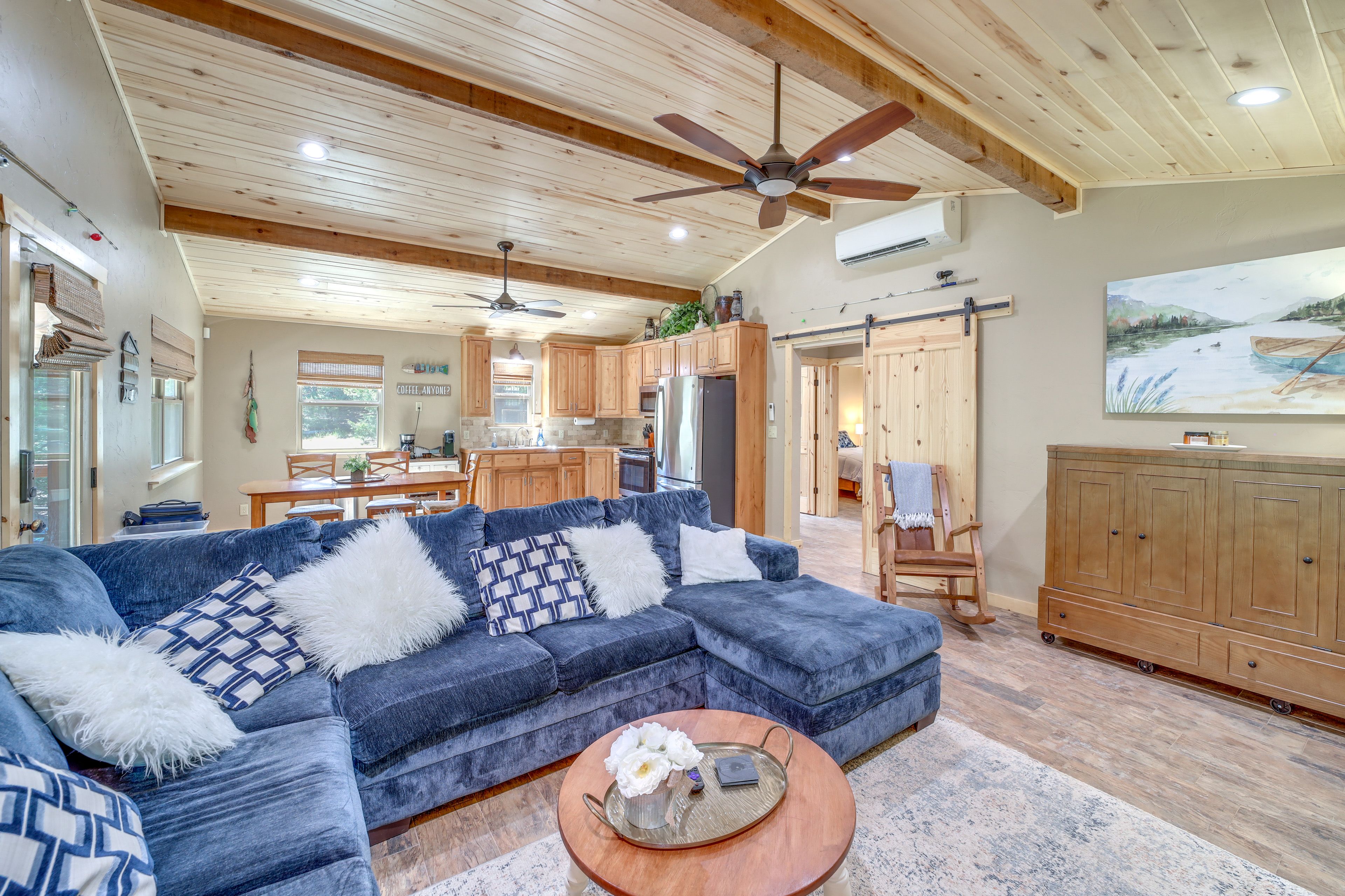 Clayton Vacation Rental | 2BR | 1BA | 1,008 Sq Ft | Stairs Required to Enter