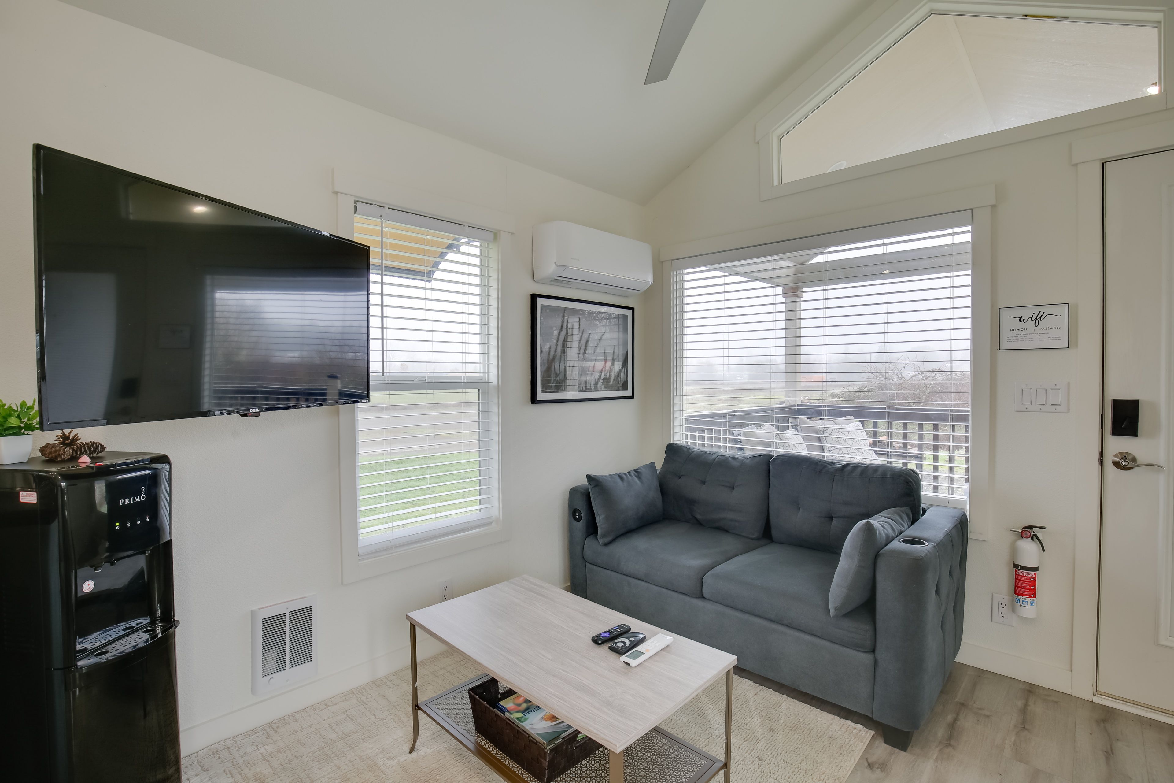 Living Room | Smart TV | Mini-Split Heating & A/C