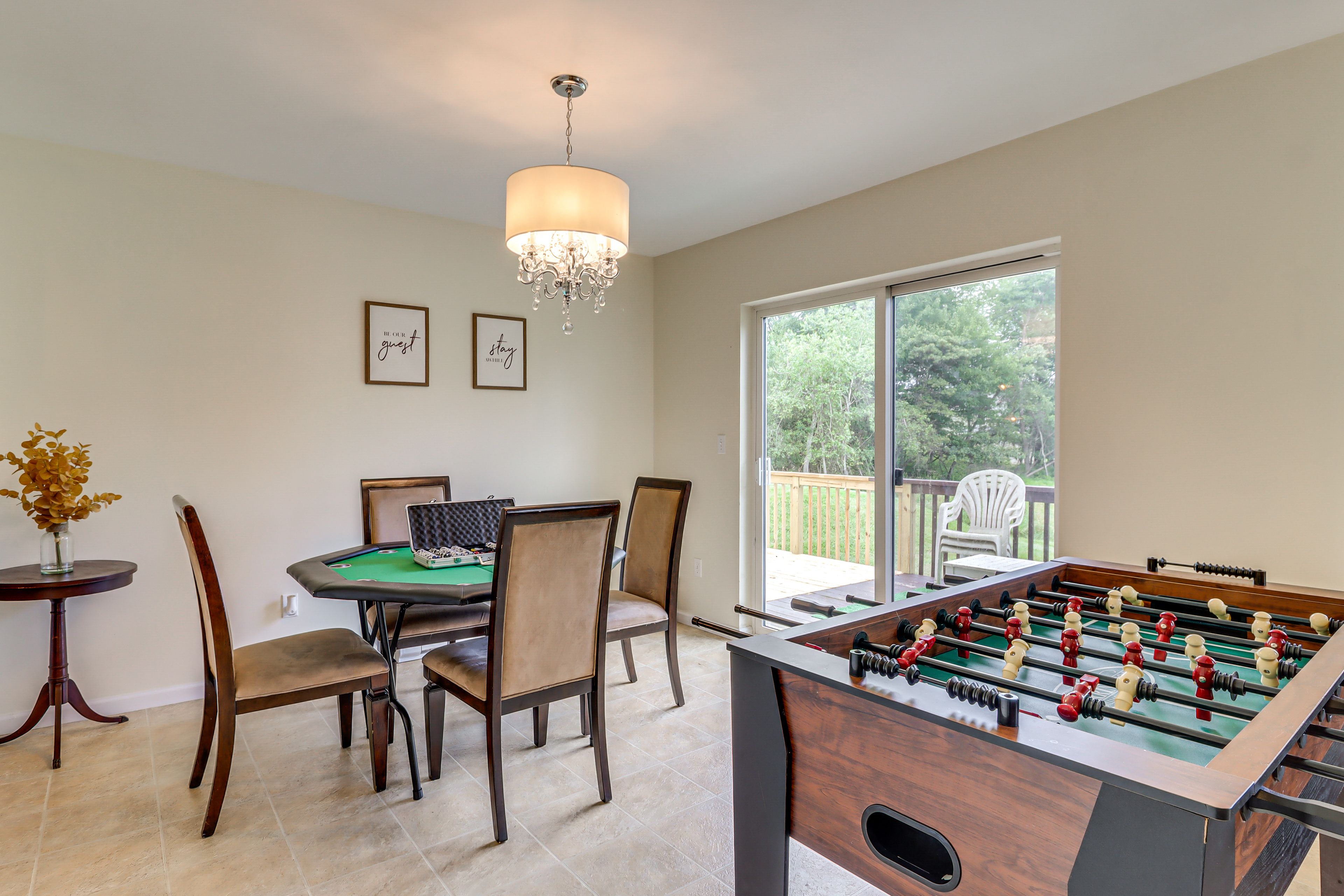 Property Interior | 2-Story Home | Free WiFi | Portable & Window A/C Units