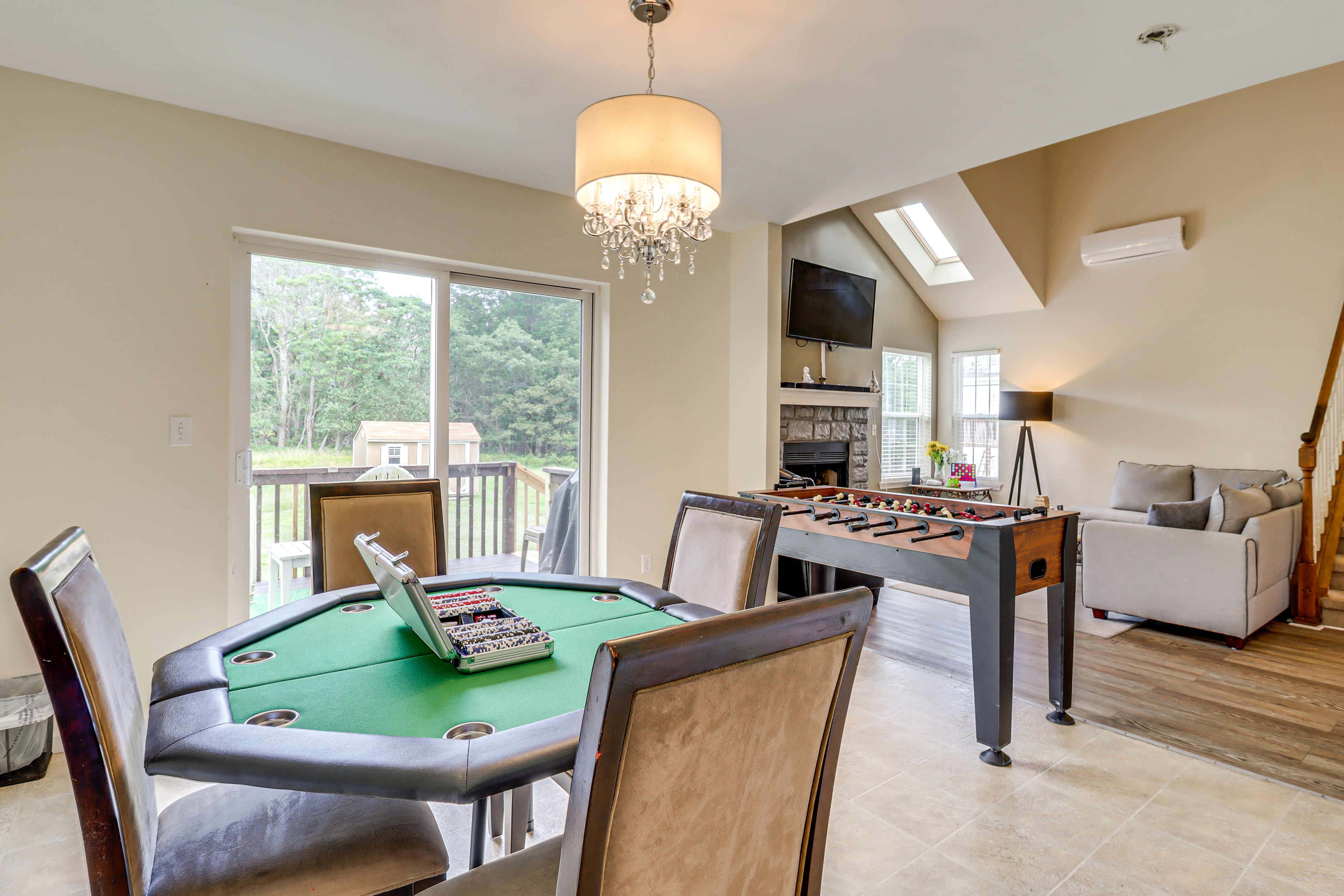 Family Room | 1st Floor | Poker & Foosball Tables