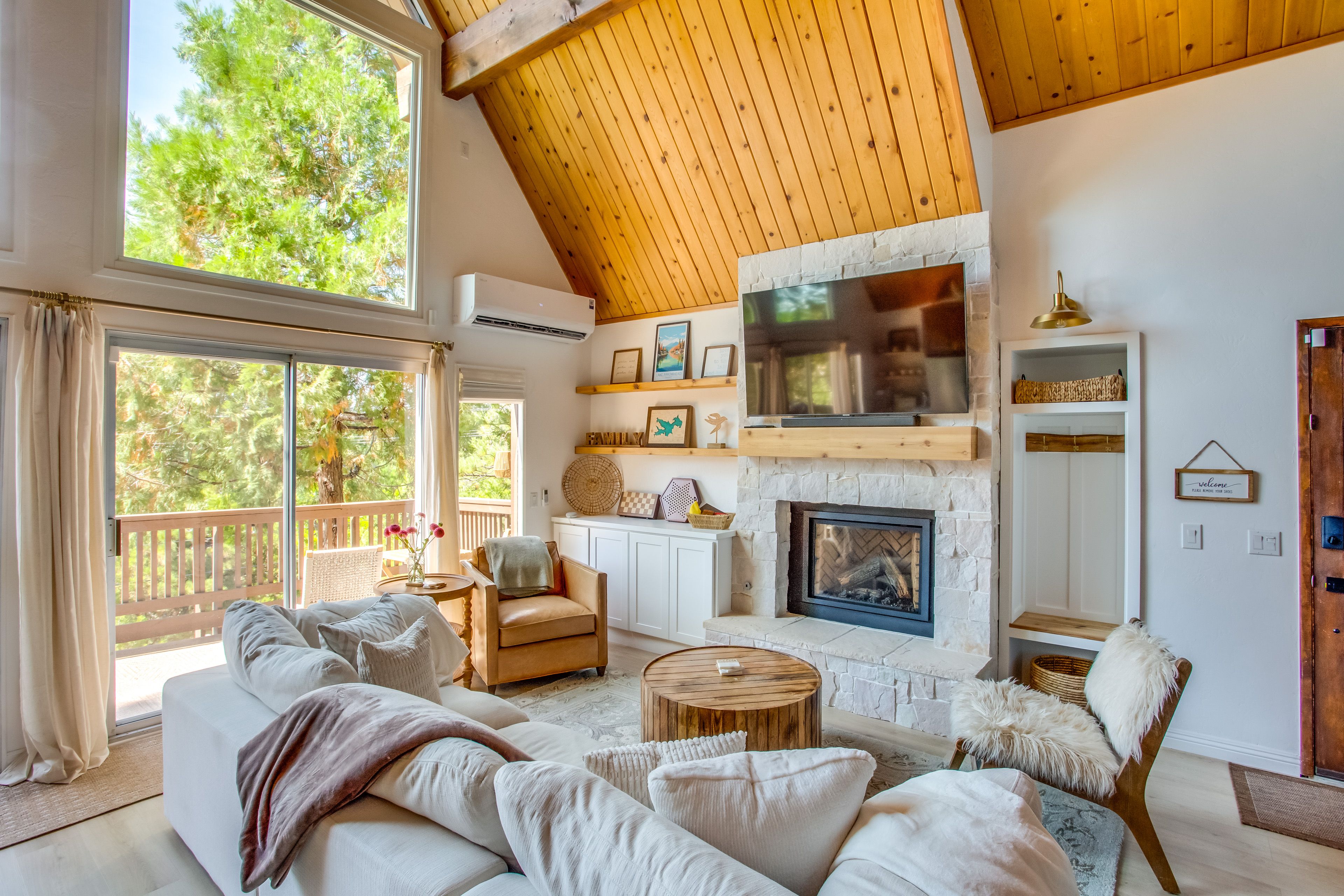 Living Room | Fireplace | Smart TVs | Central A/C & Heating | Main Level