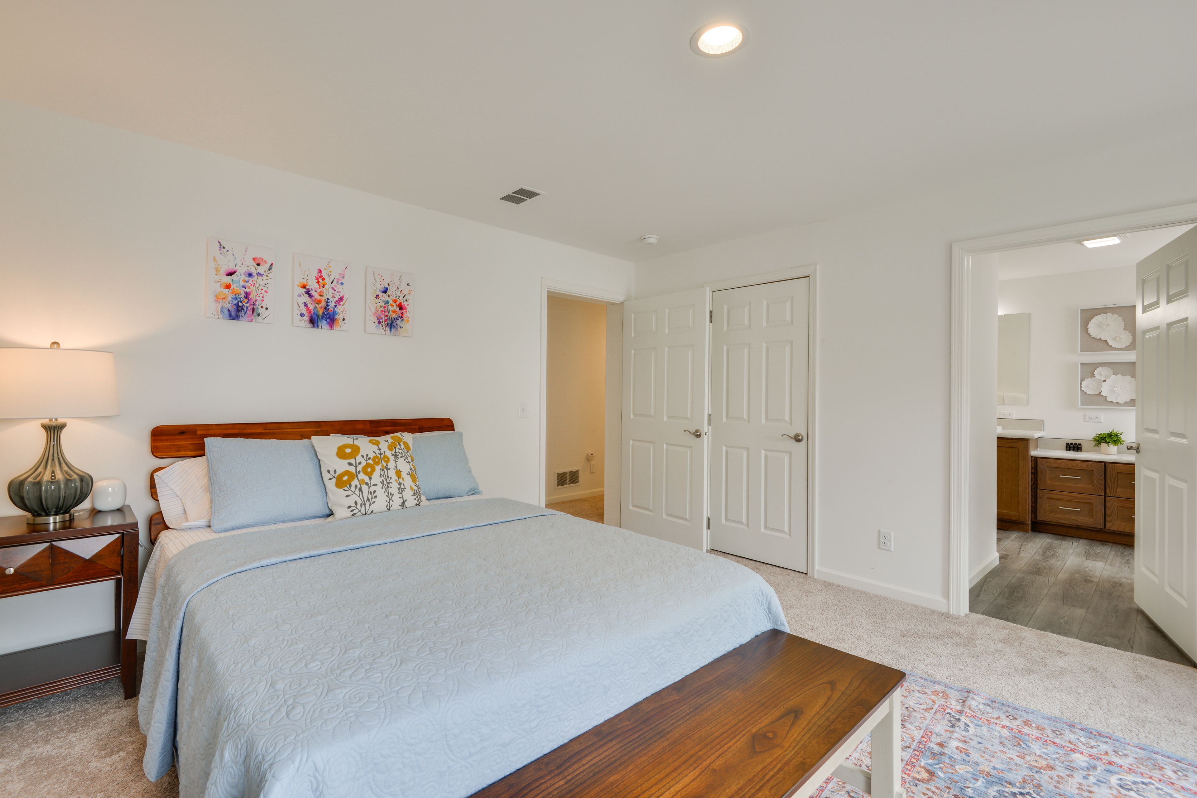 Bedroom 1 | Queen Bed | Linens Provided | 2nd Floor