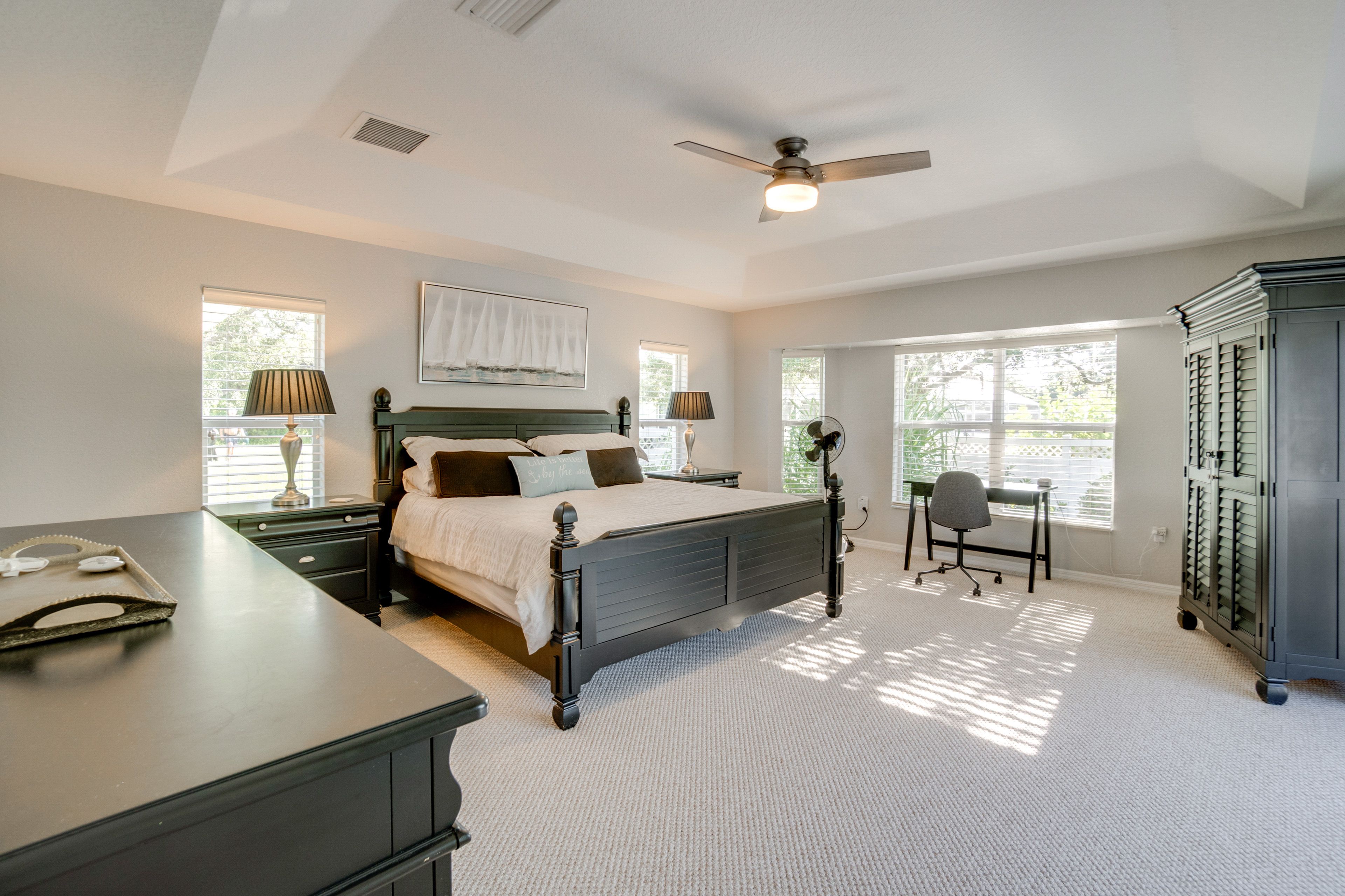 Bedroom 1 | California King Bed | Linens Provided | En-Suite | Walk-In Closet