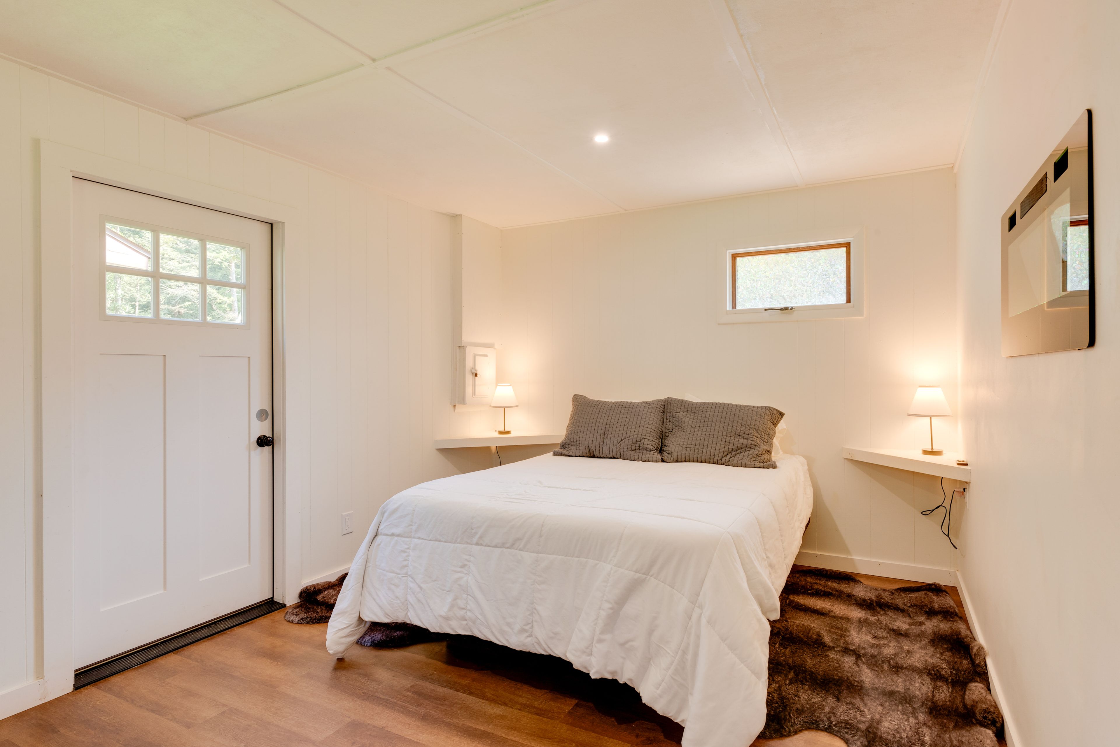 Bedroom 2 | Queen Bed | Workspace | LED Fireplace