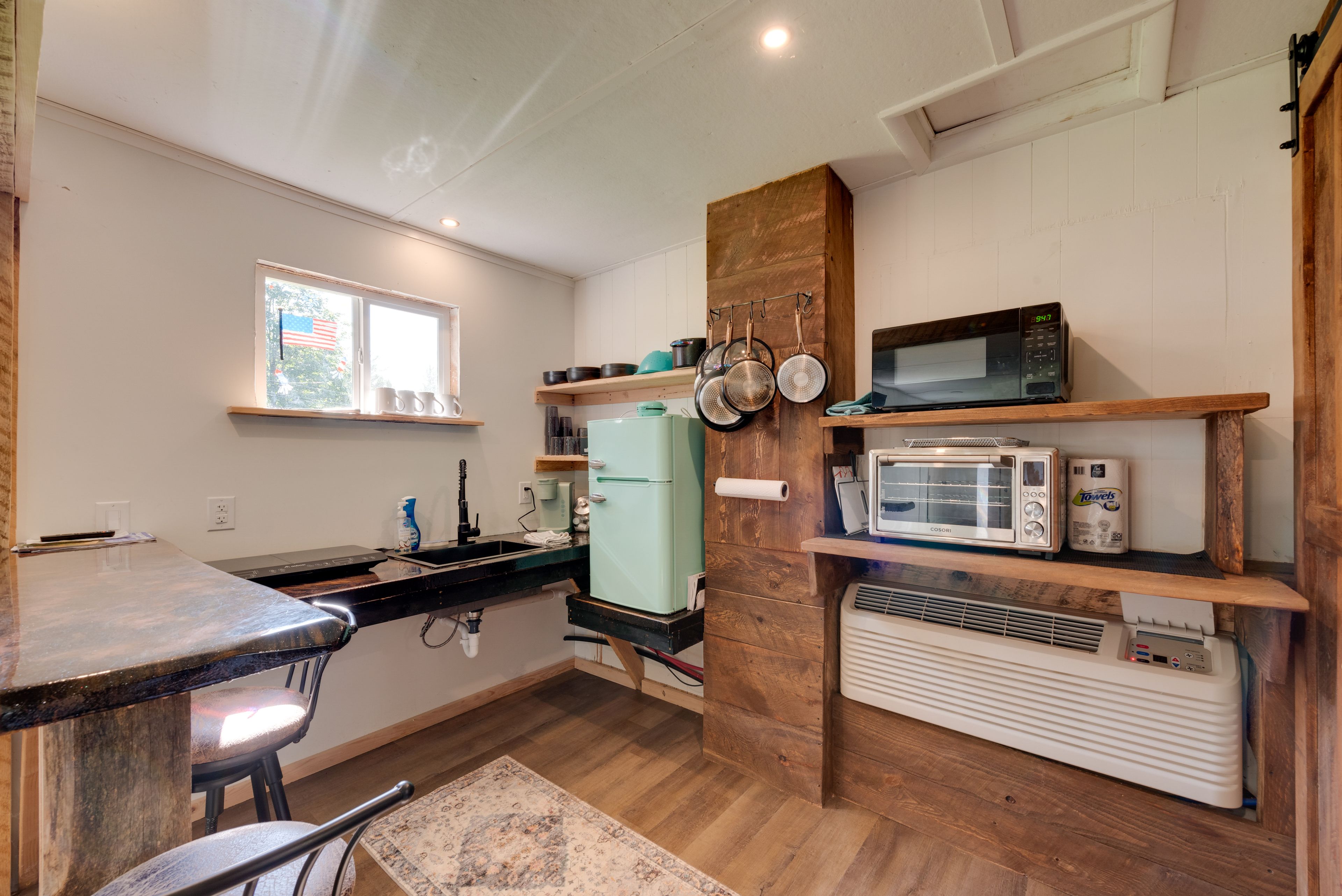 Kitchenette | 2-Burner Induction Cooktop | Keurig Coffee Maker