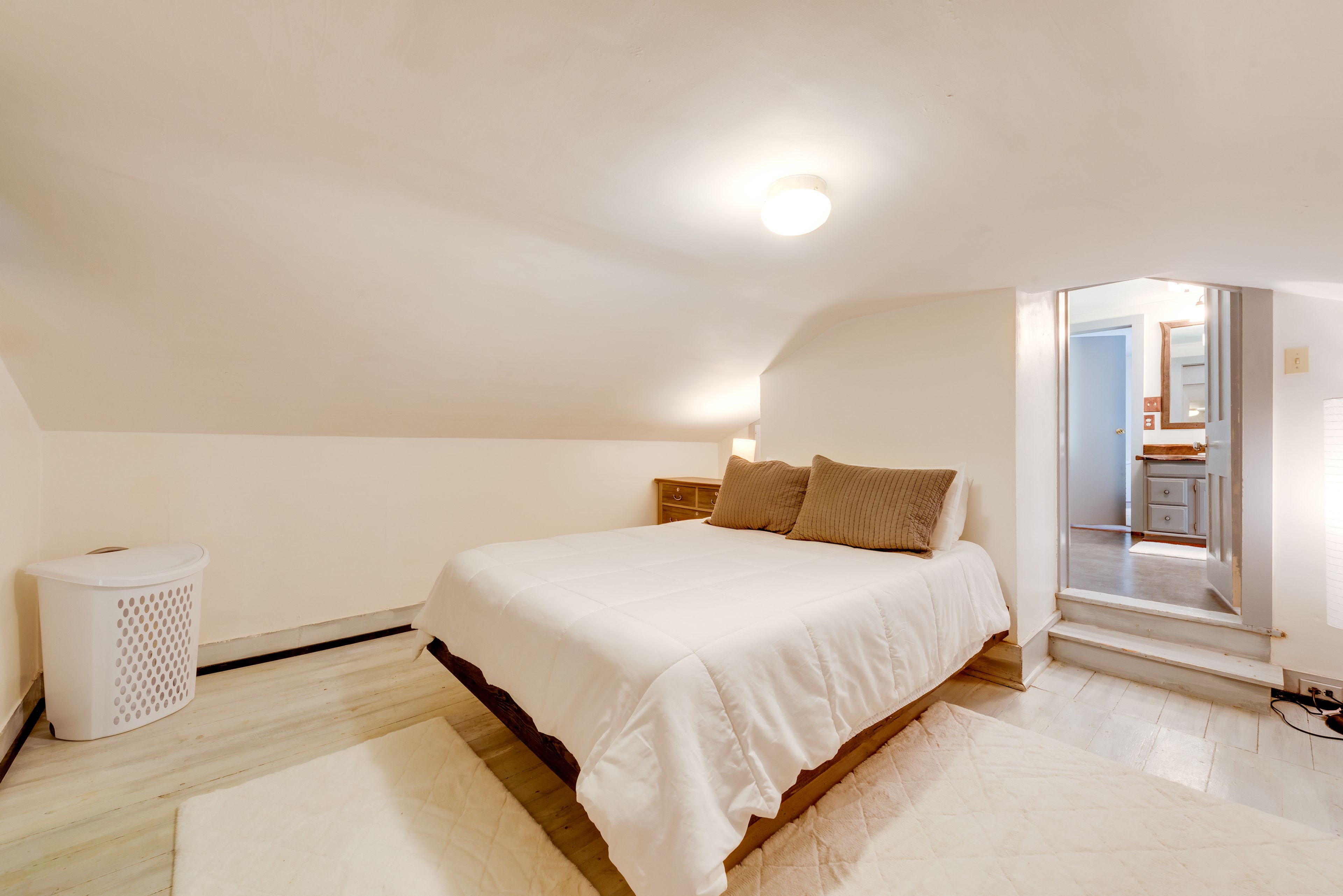 Bedroom 2 | 2nd Floor | 2 Additional Steps to Enter | Queen Bed | Twin Bed