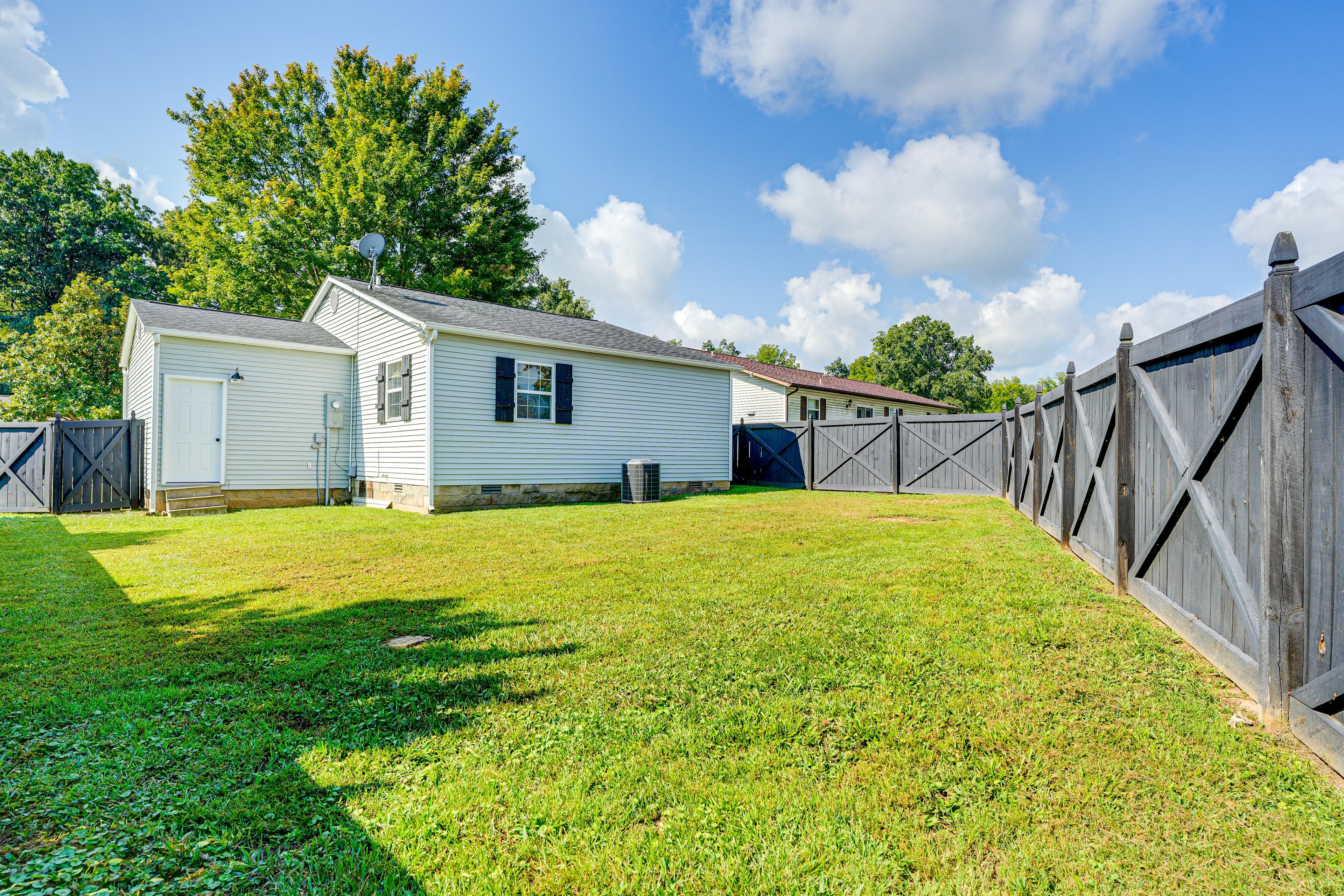 Fenced Backyard