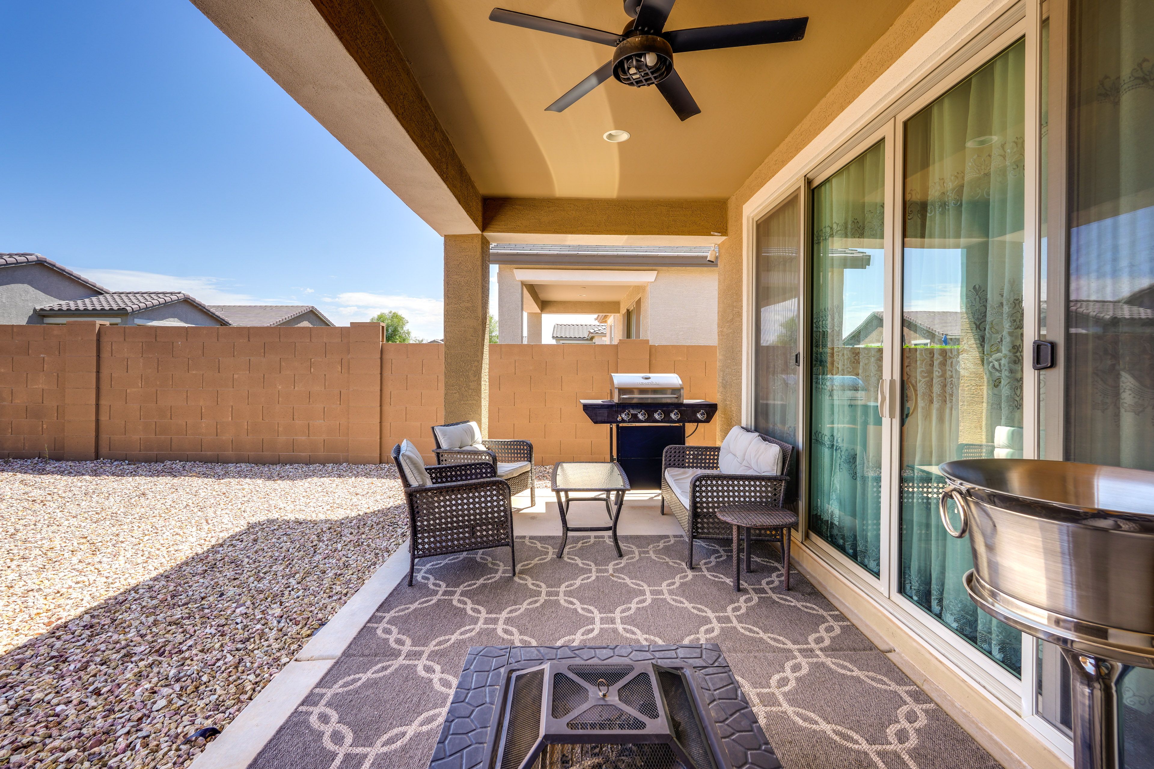 Patio | Gas Grill (Propane Not Provided | Fire Pit (Wood Not Provided)
