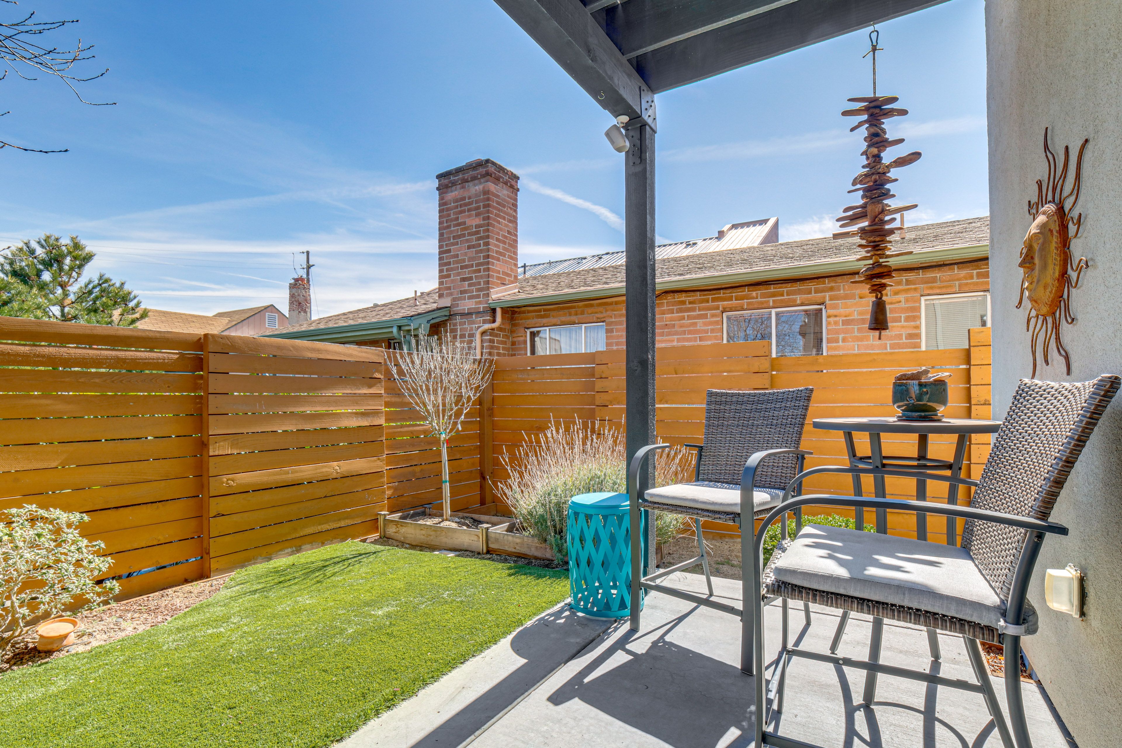 Fenced-In Patio | Close to Restaurants & Museums