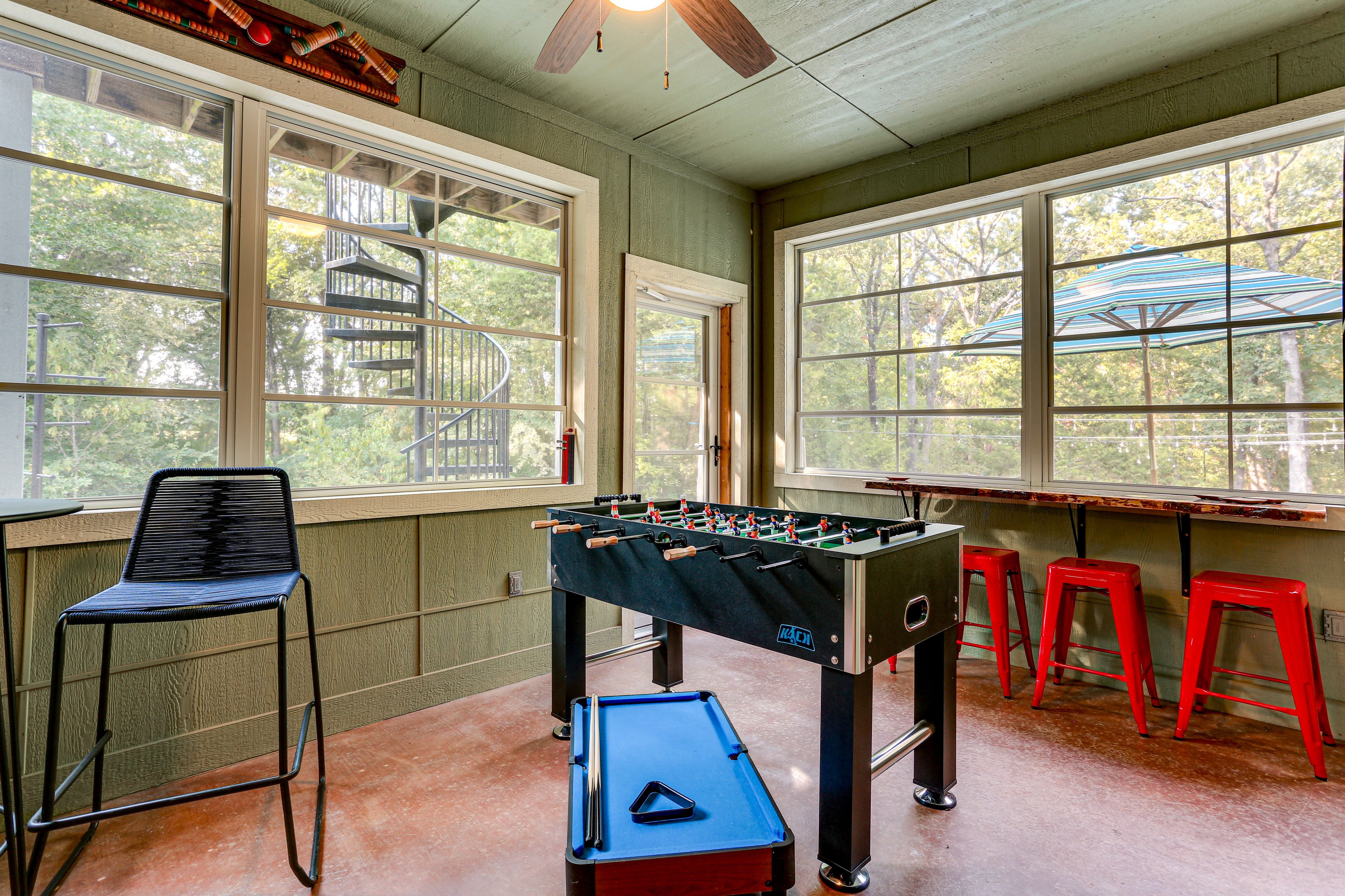 Game Room | 1st Floor | Foosball Table | Mini Pool Table