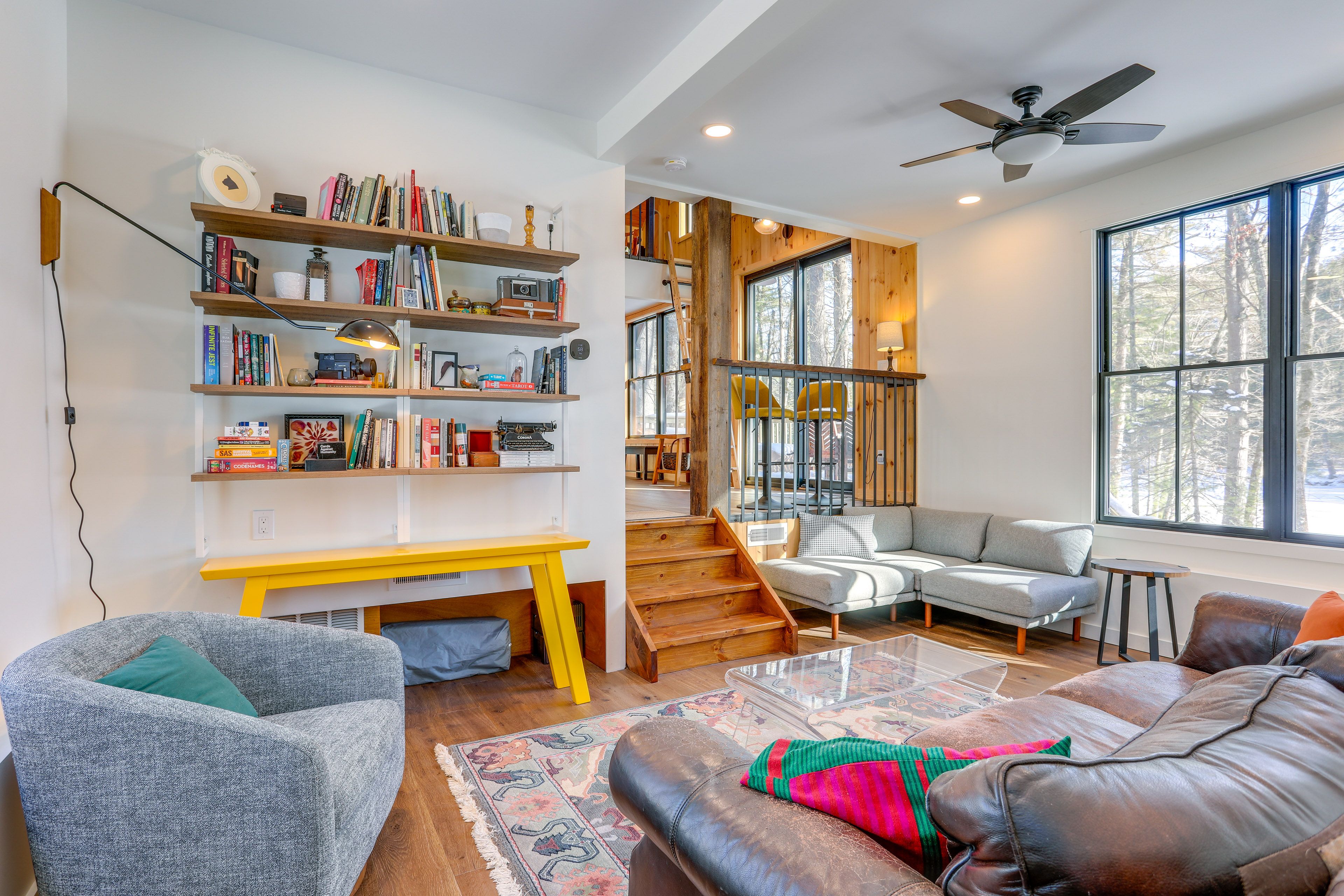 Studio Living Area | Main Level | Books