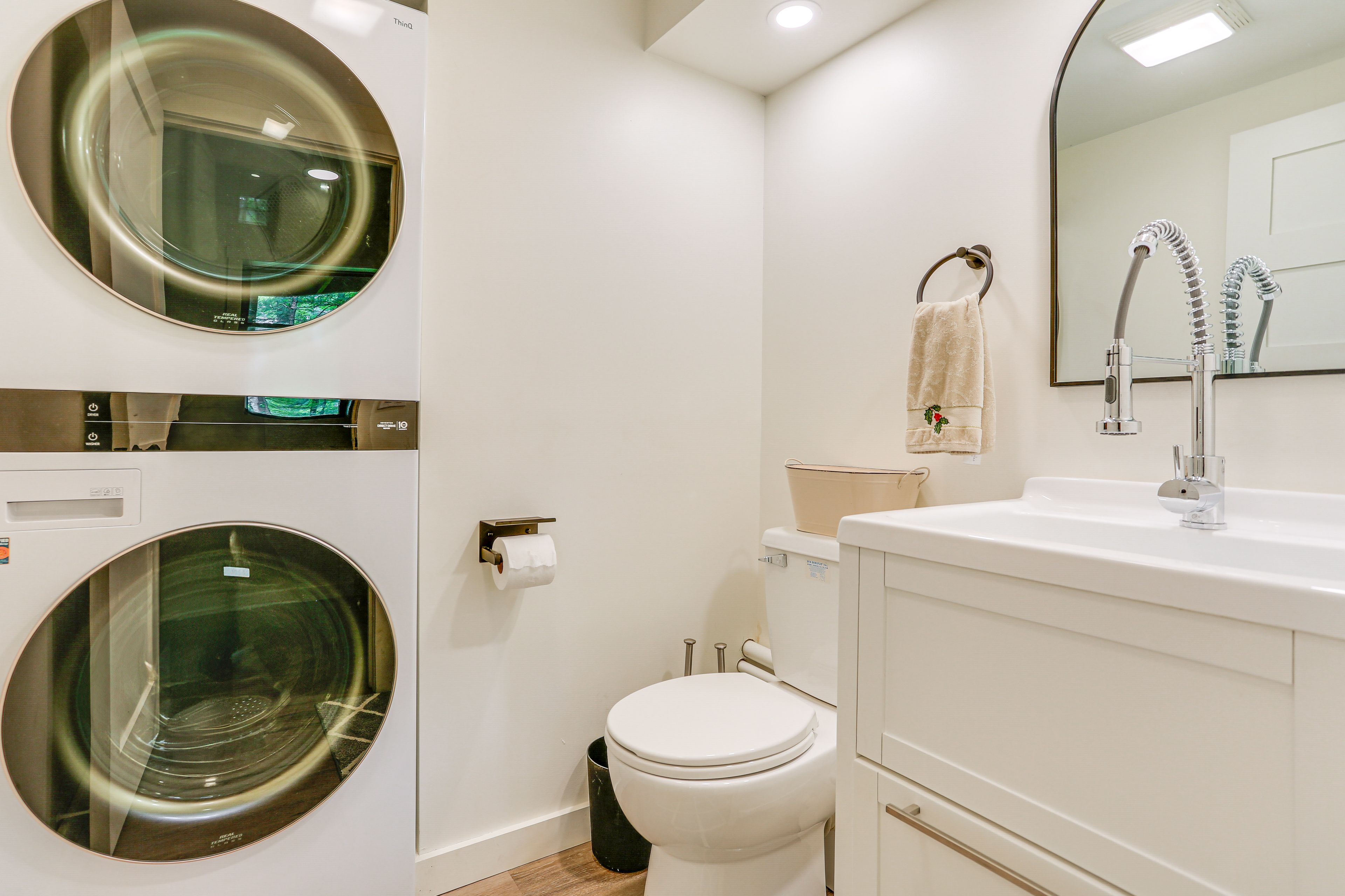 Half Bathroom | Lower Level | Washer & Dryer