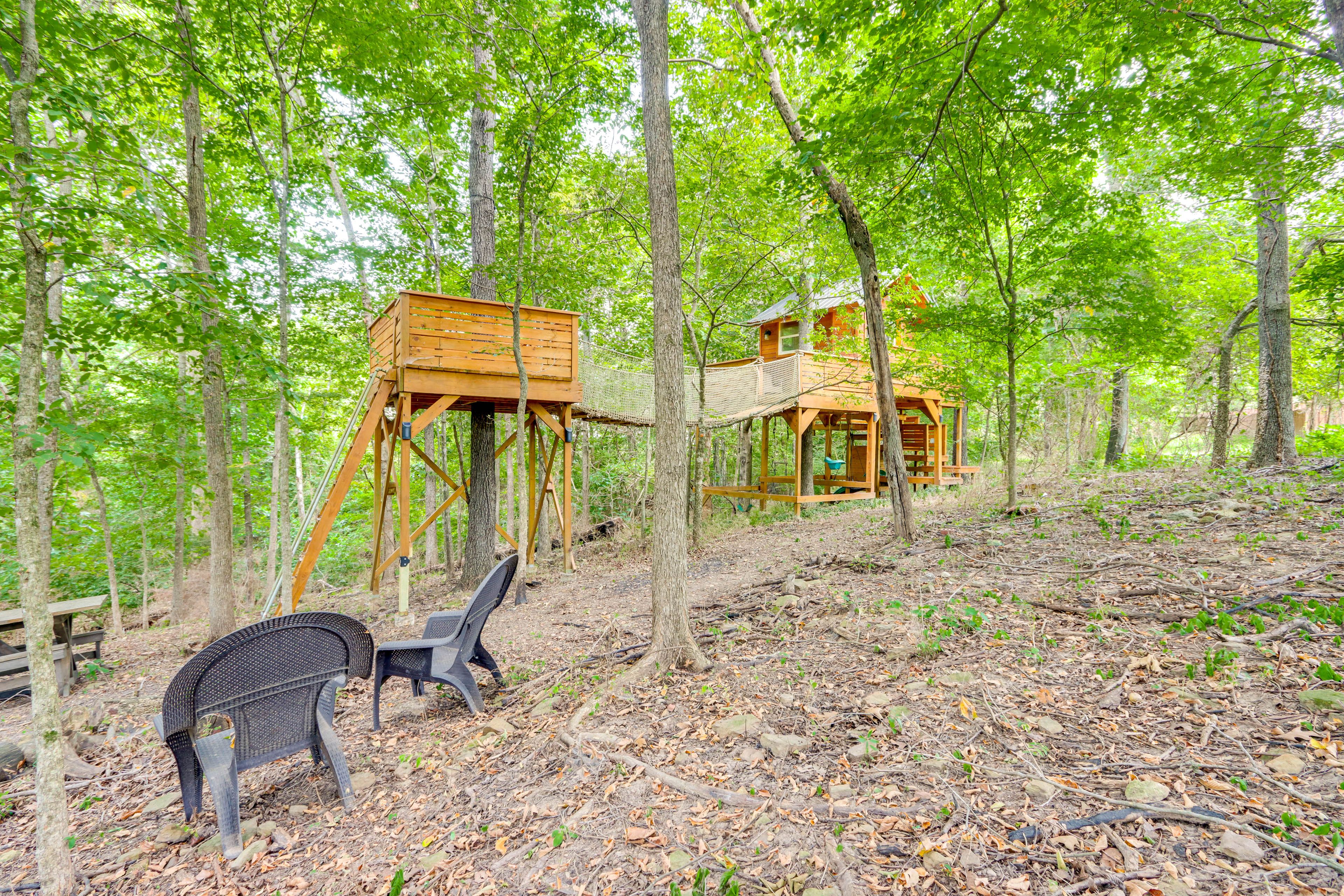Backyard | Tree House | Fire Pit | Creek On-Site