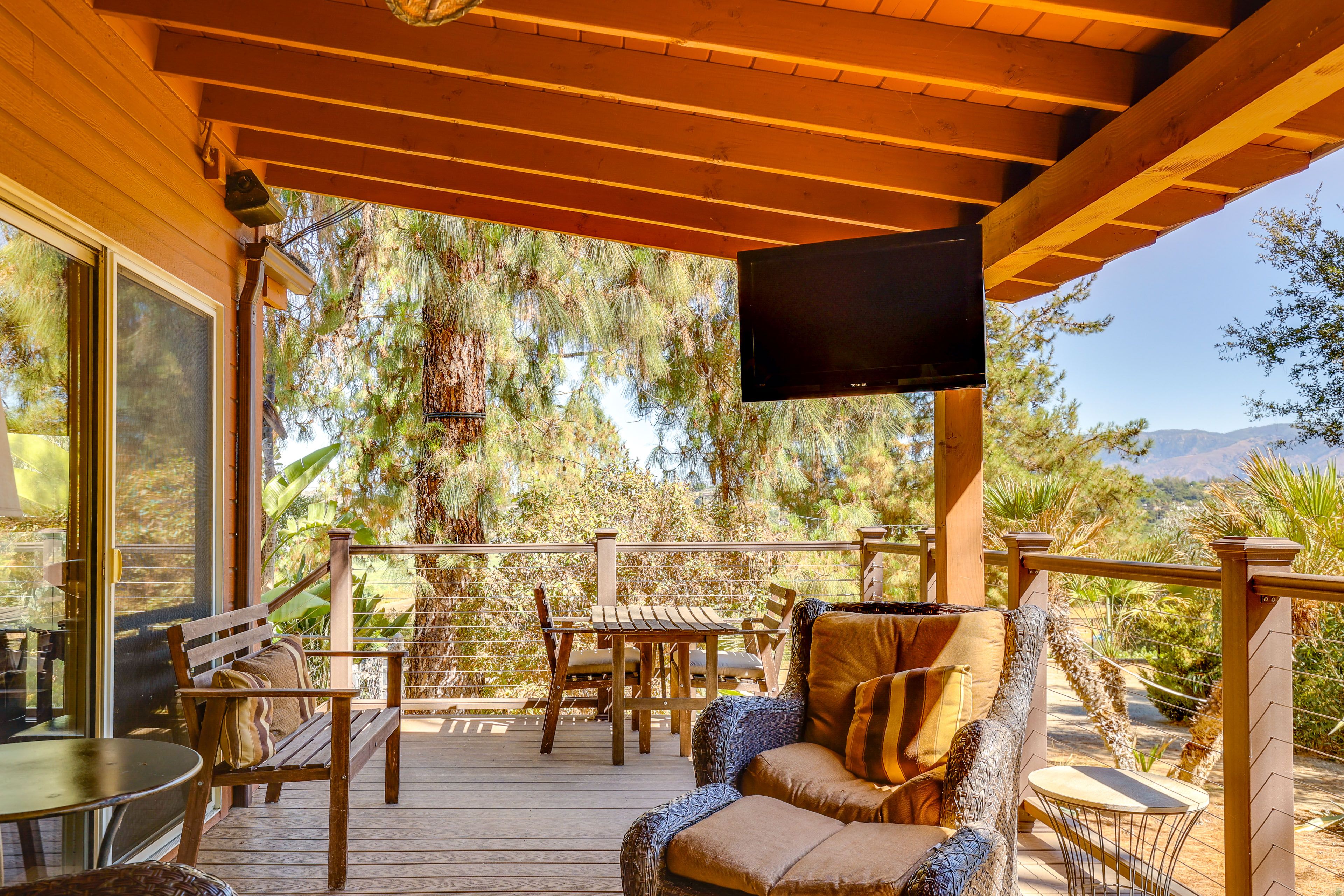 Valley Center Vacation Rental | 1BR | 1BA | 495 Sq Ft | Stairs Required