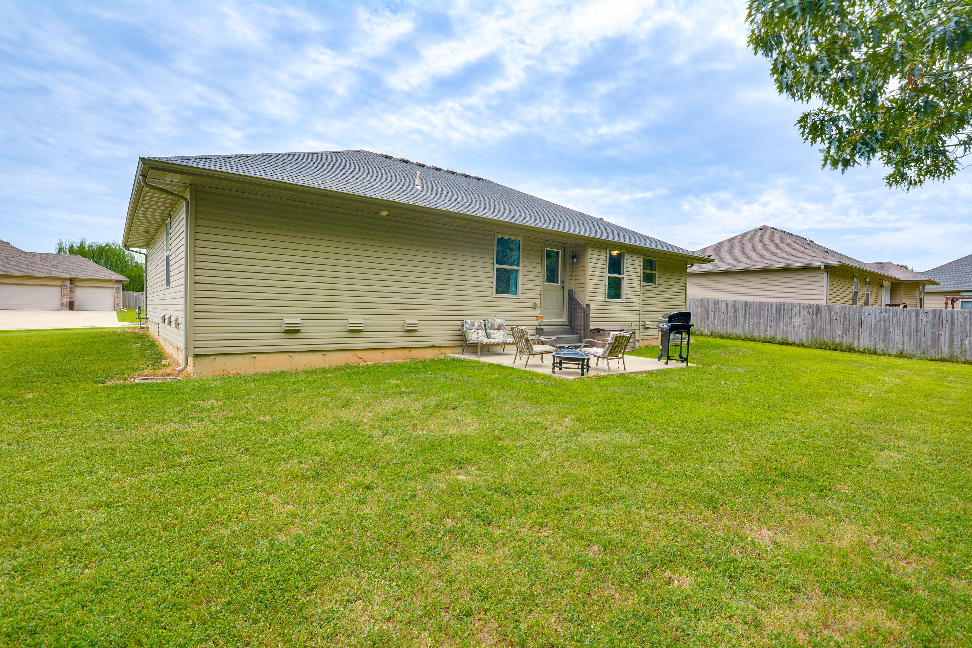 Backyard (Partially Fenced)