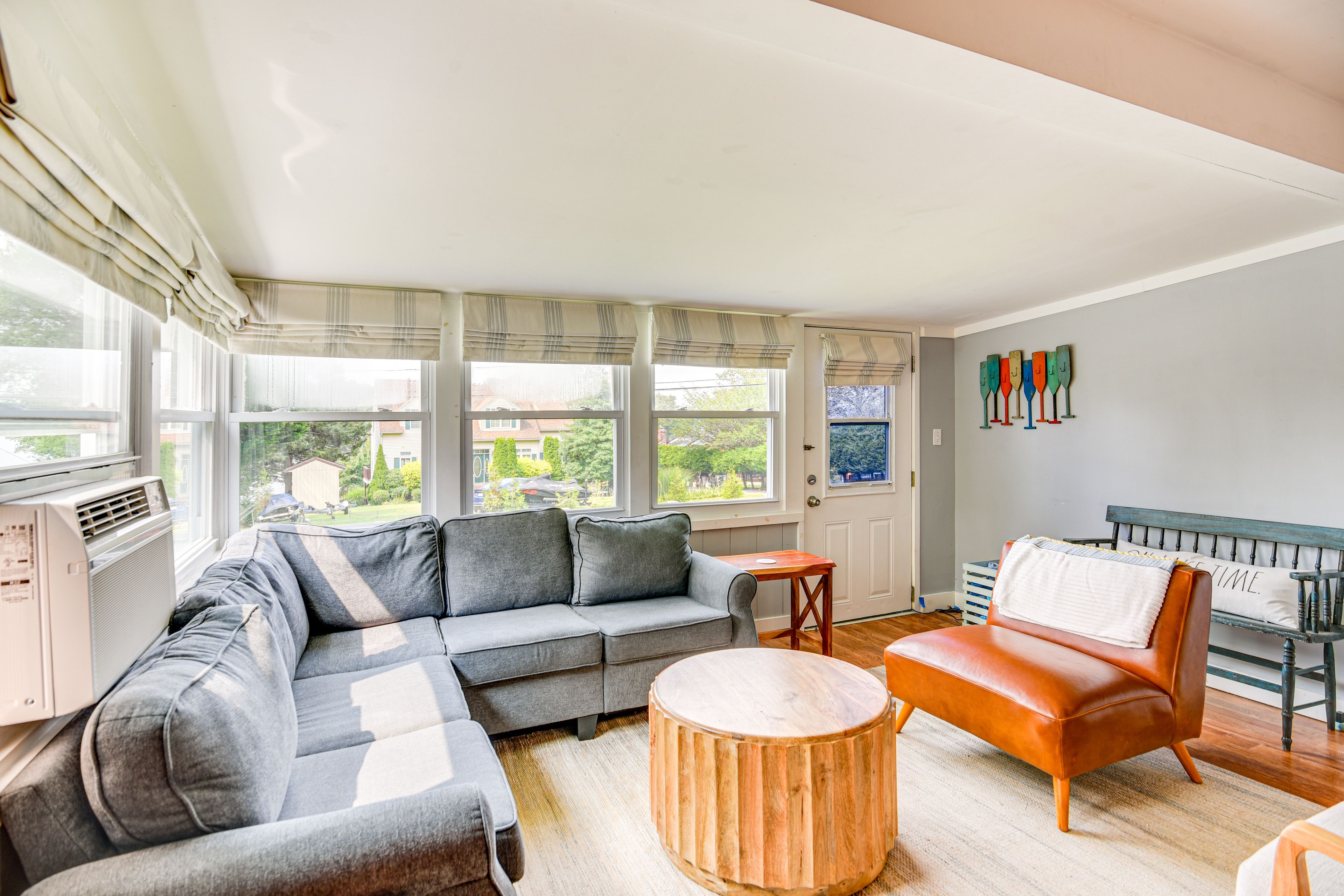 Living Room | Window A/C Units | Smart TV