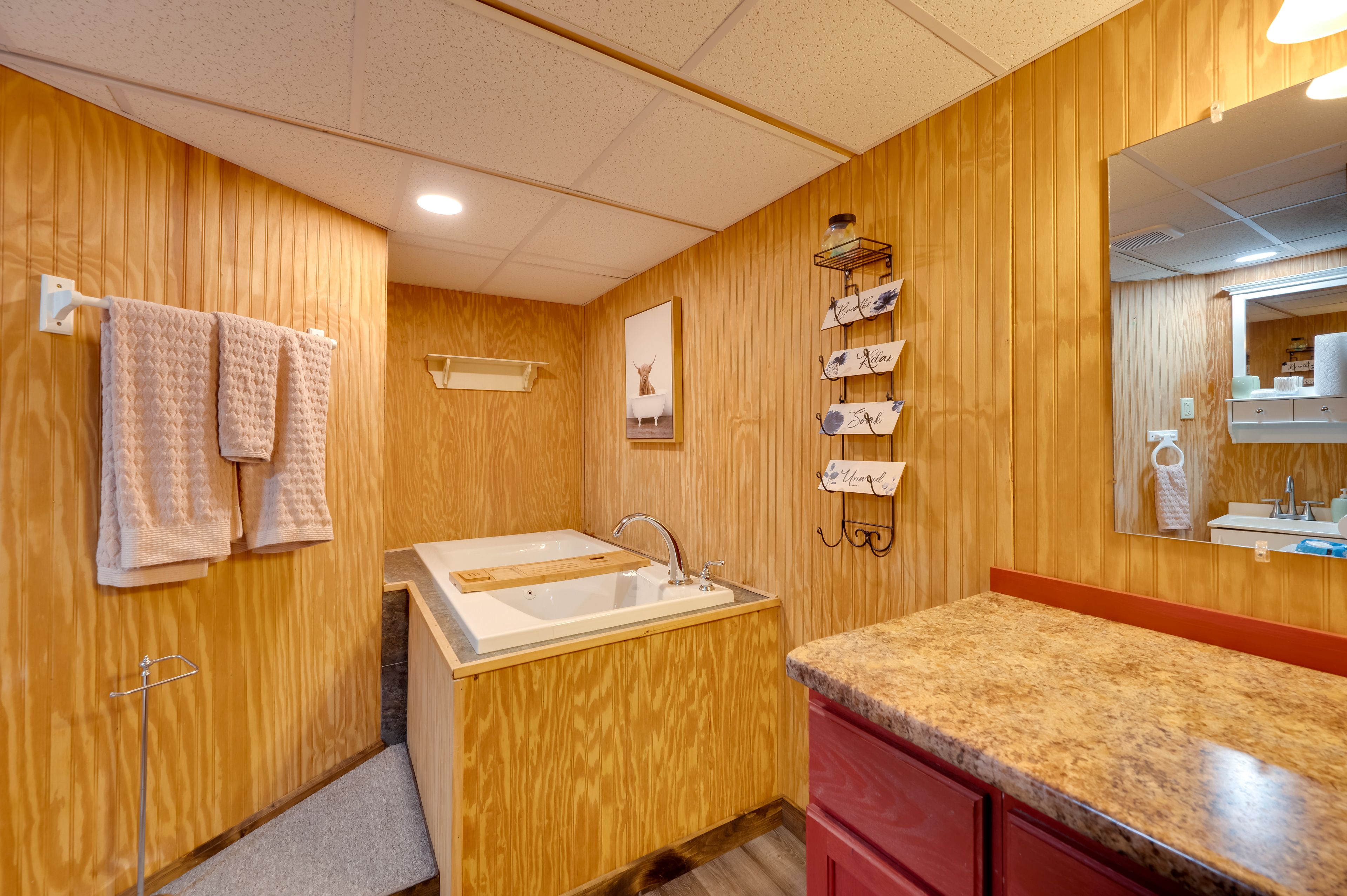 Full Bathroom | Basement | Jetted Tub