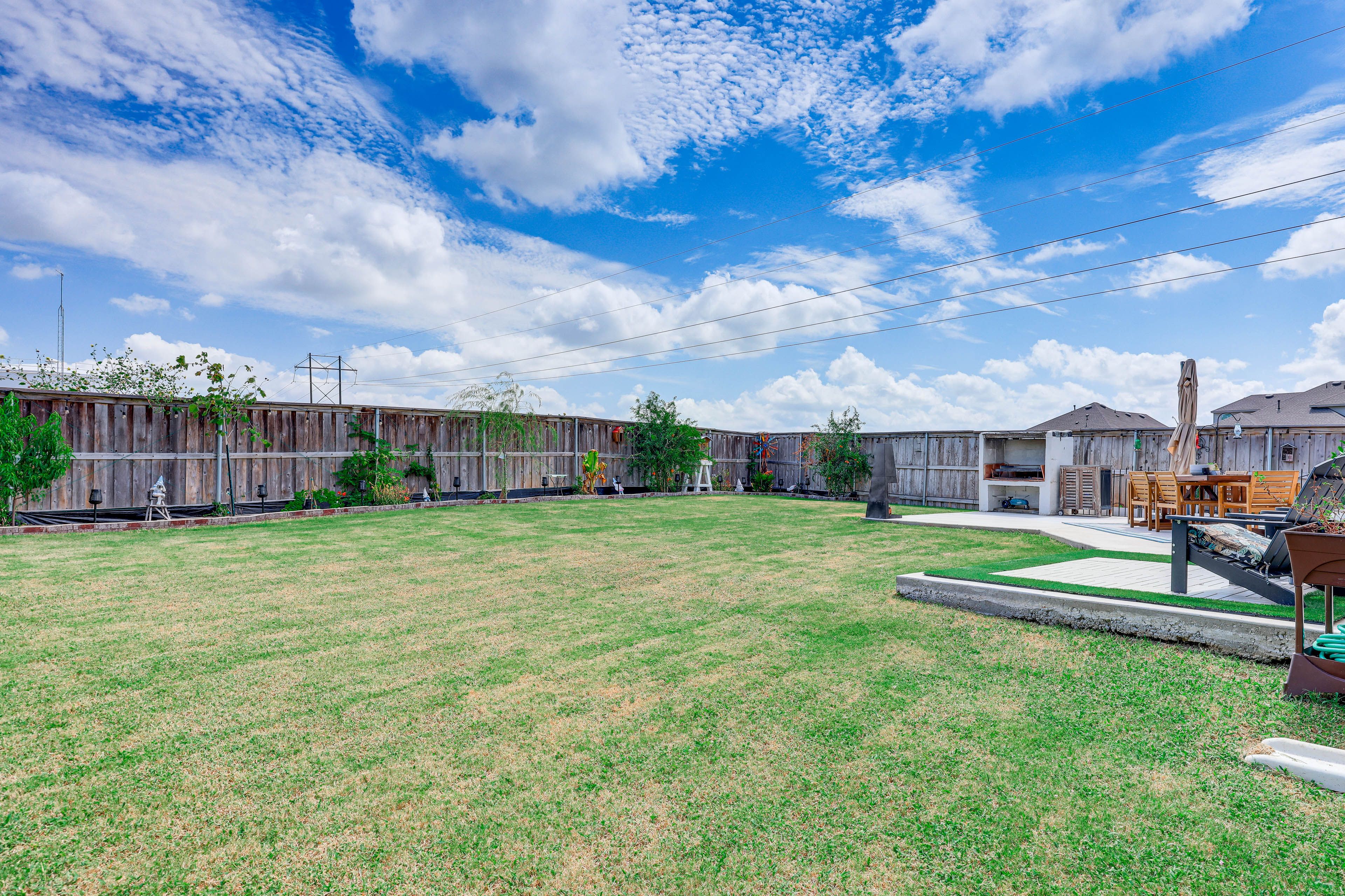 Fenced Yard
