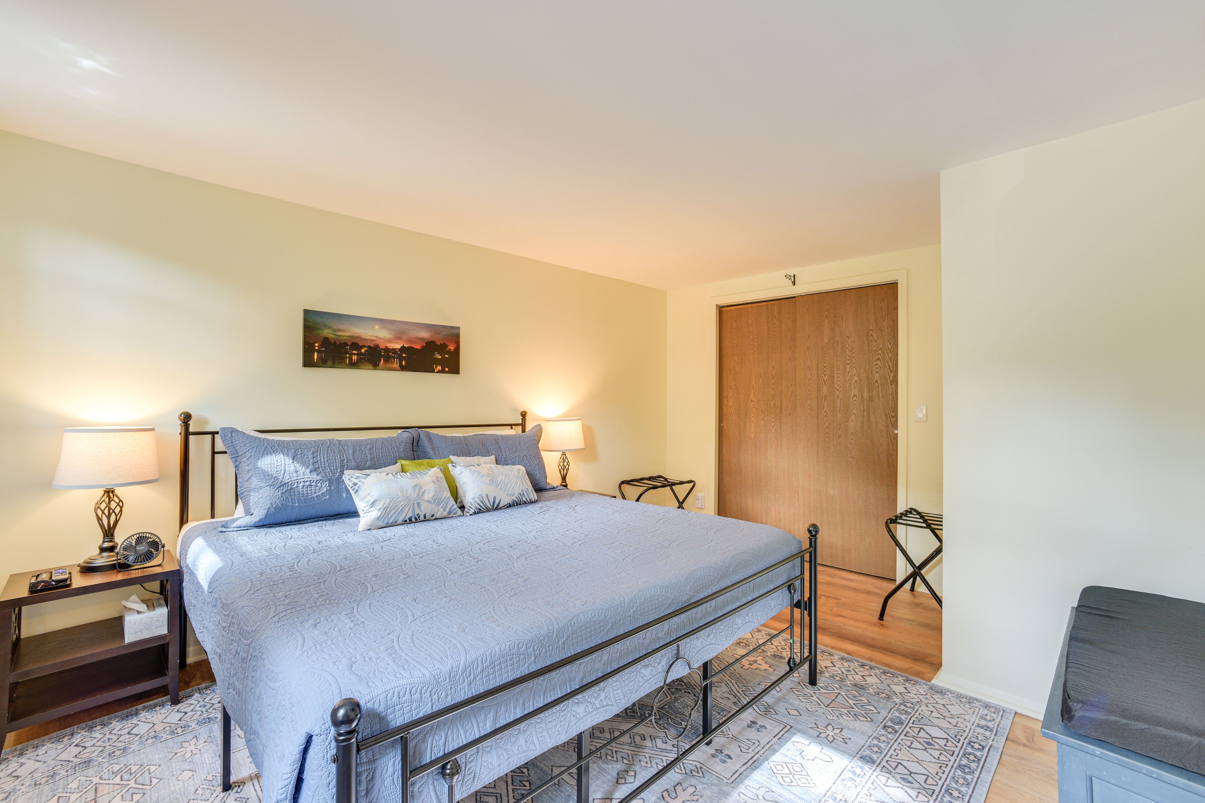 Bedroom 1 | King Bed | Smart TV w/ Cable | 2nd Floor