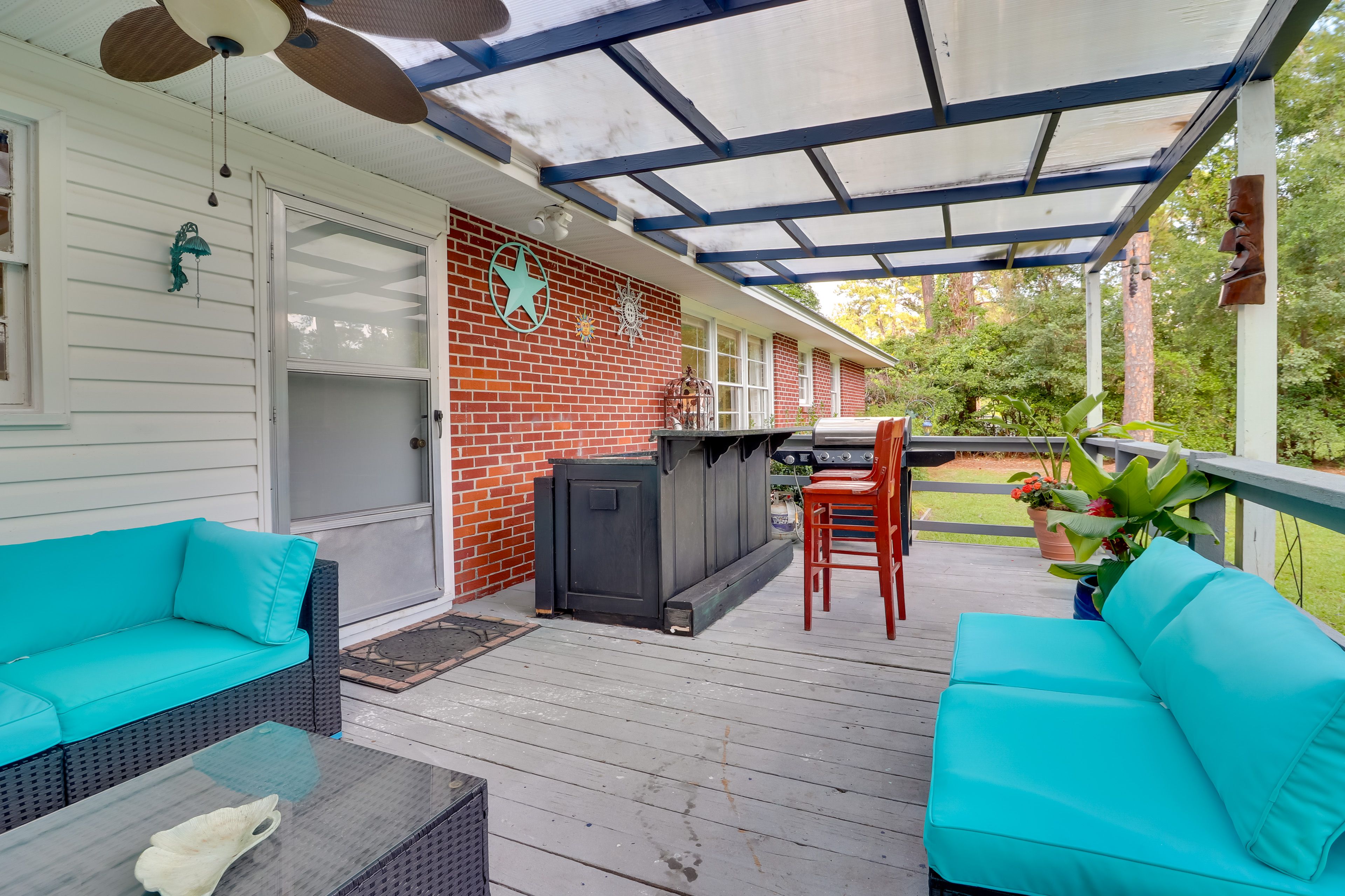 Valdosta Vacation Rental | 4BR | 2.5BA | 1,750 Sq Ft | 4 Steps Required