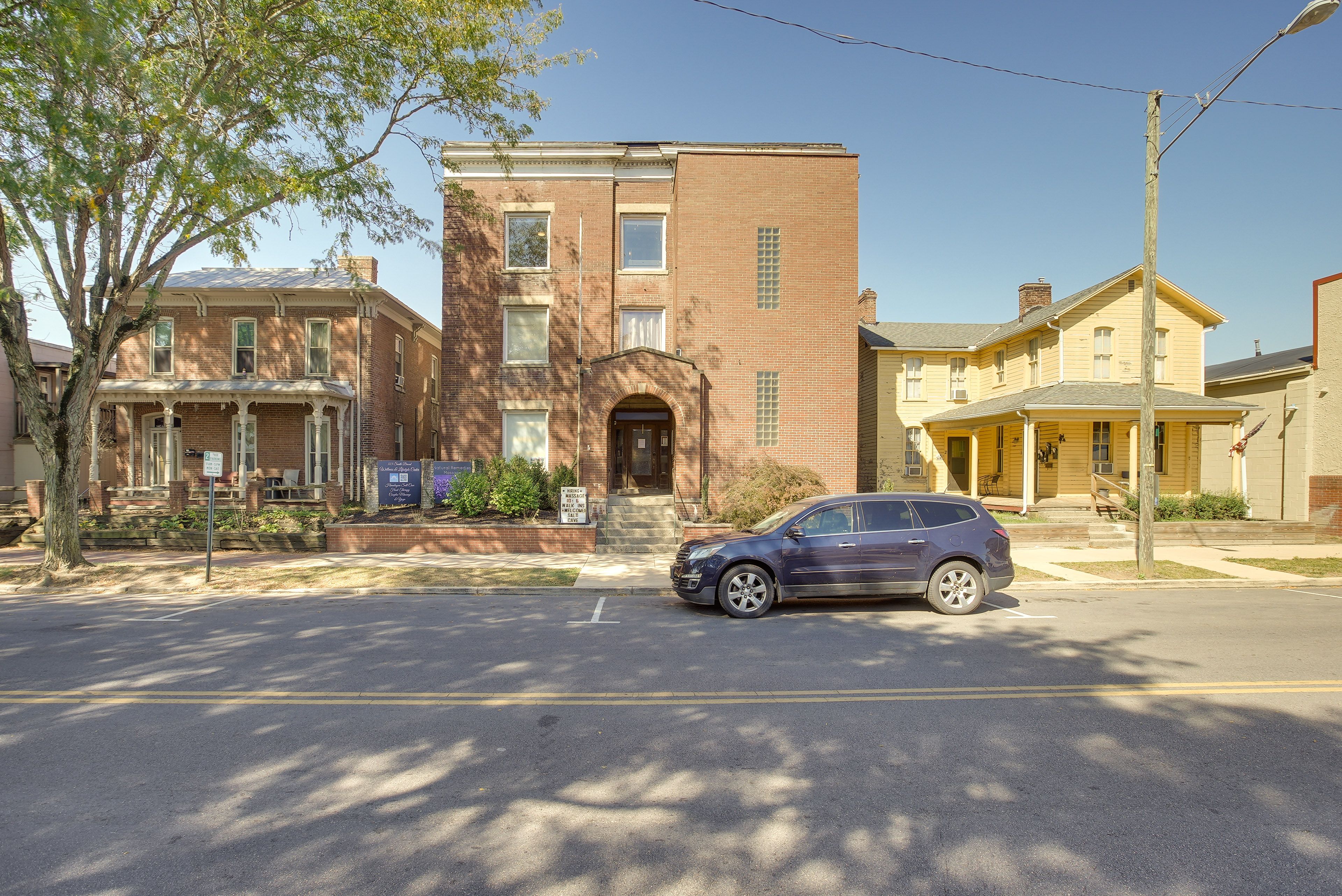 Exterior | 3rd-Floor Condo | Shared Parking Lot (2 Vehicles) | Street Parking