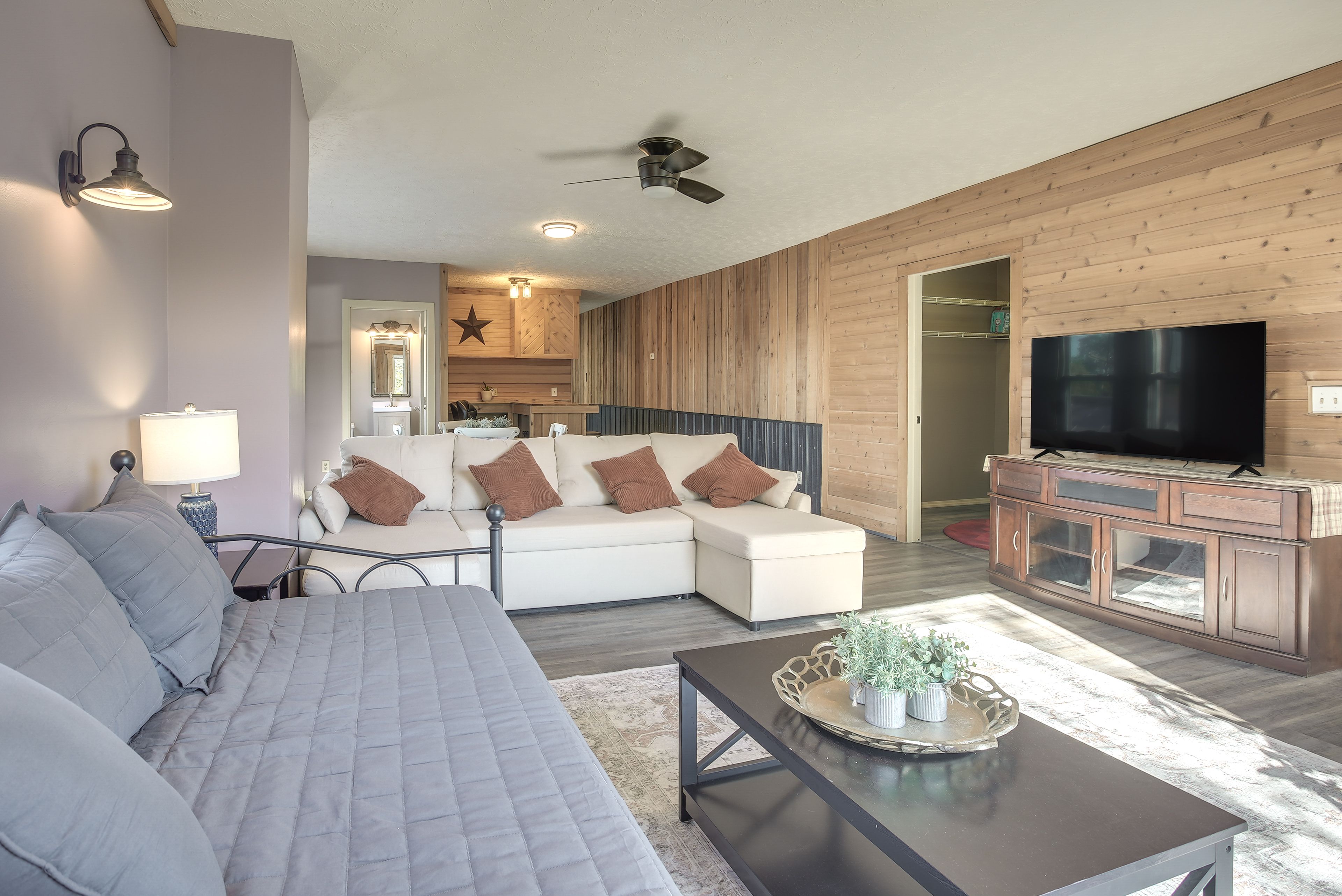 Living Room | Full Sleeper Sofa | Twin Daybed w/ Twin Trundle | Smart TV