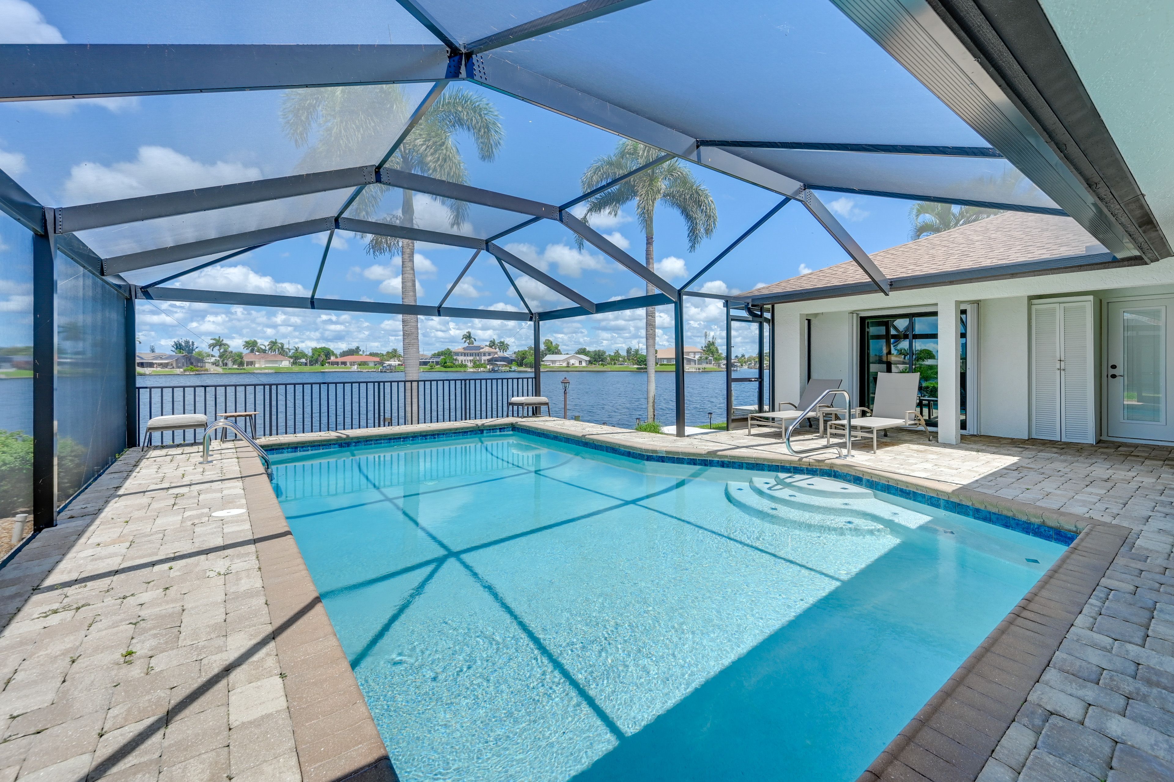 Cape Coral Vacation Rental | 3BR | 2BA | 1,943 Sq Ft | 1 Step Required