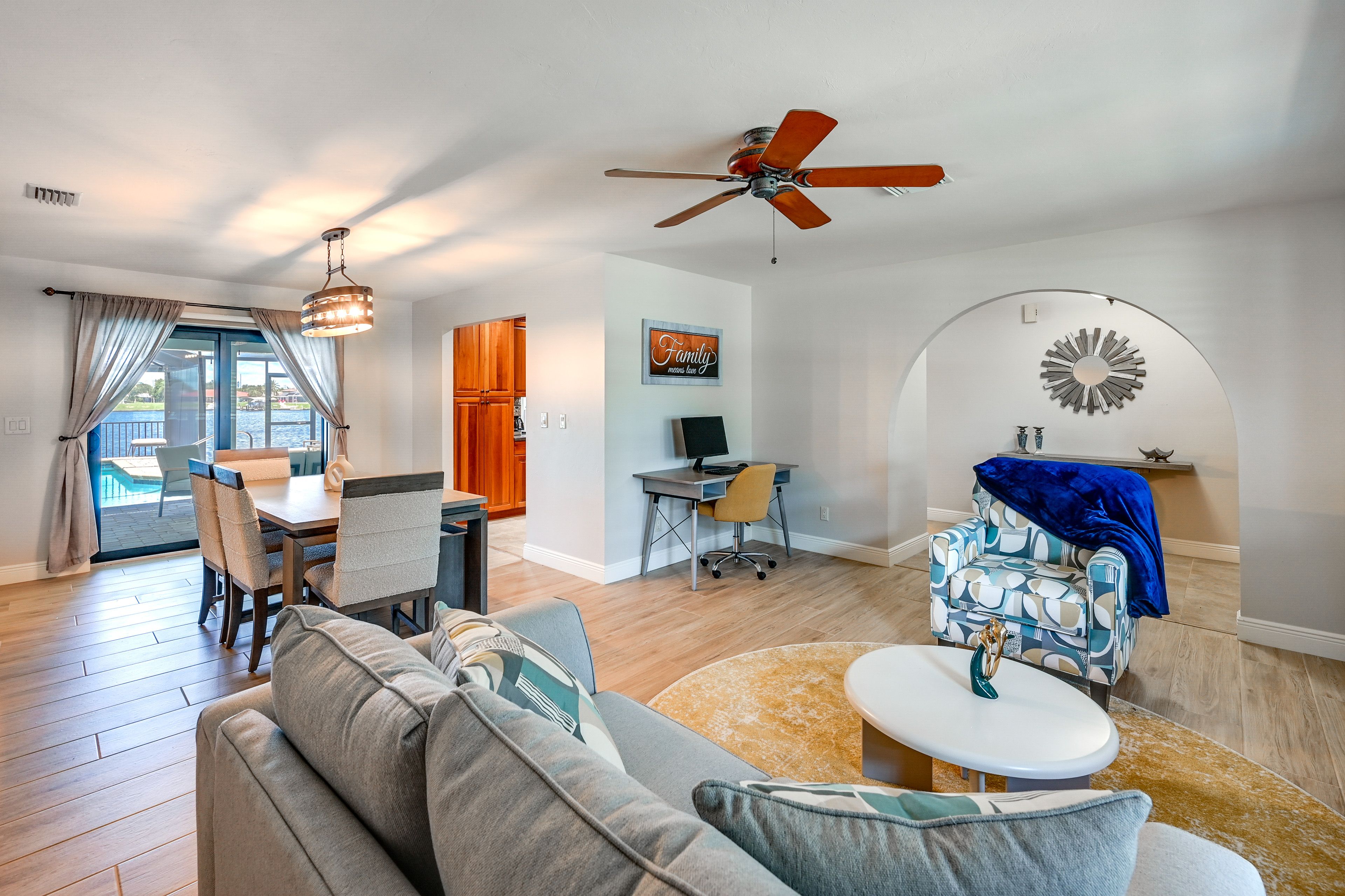 Family Room | Sleeper Sofa | Office Space | Free WiFi | Single-Story Home