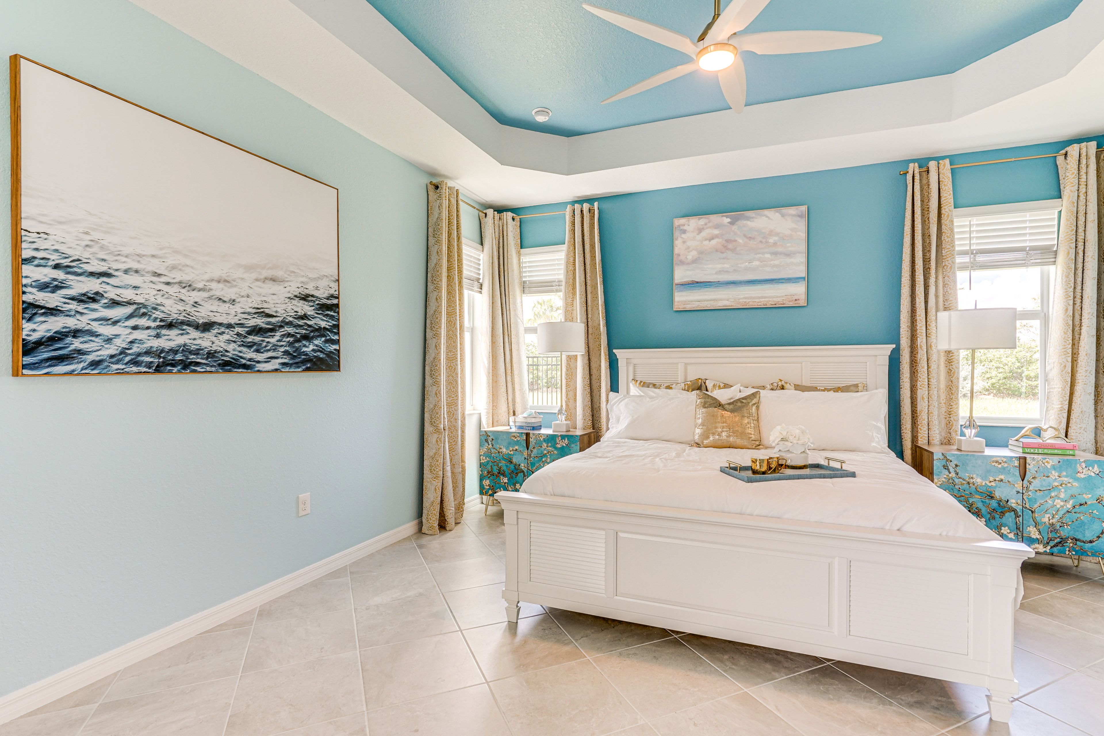 Bedroom 1 | King Bed | Smart TV | Linens Provided | En-Suite Bathroom