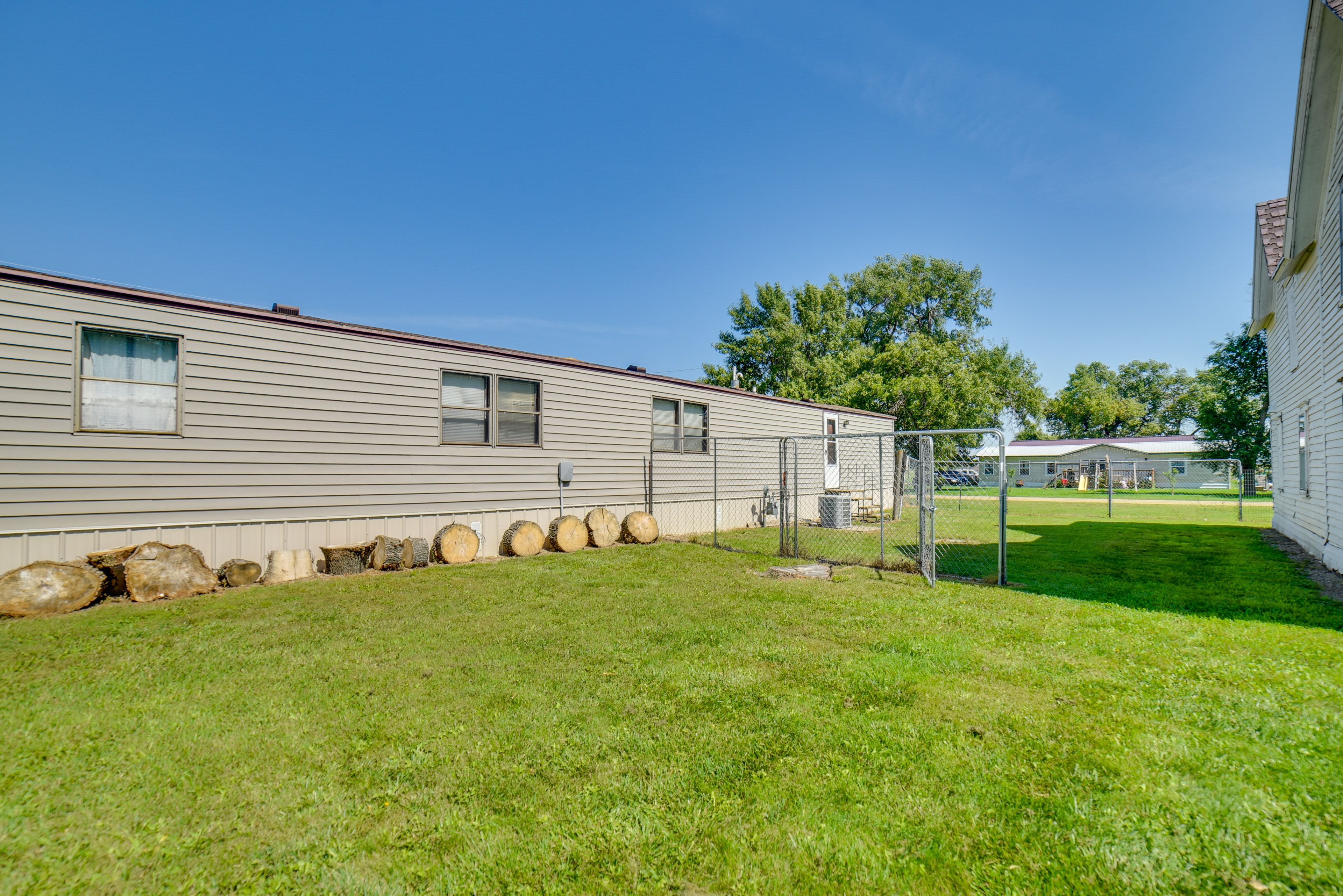 Property Exterior | Partially Fenced Backyard