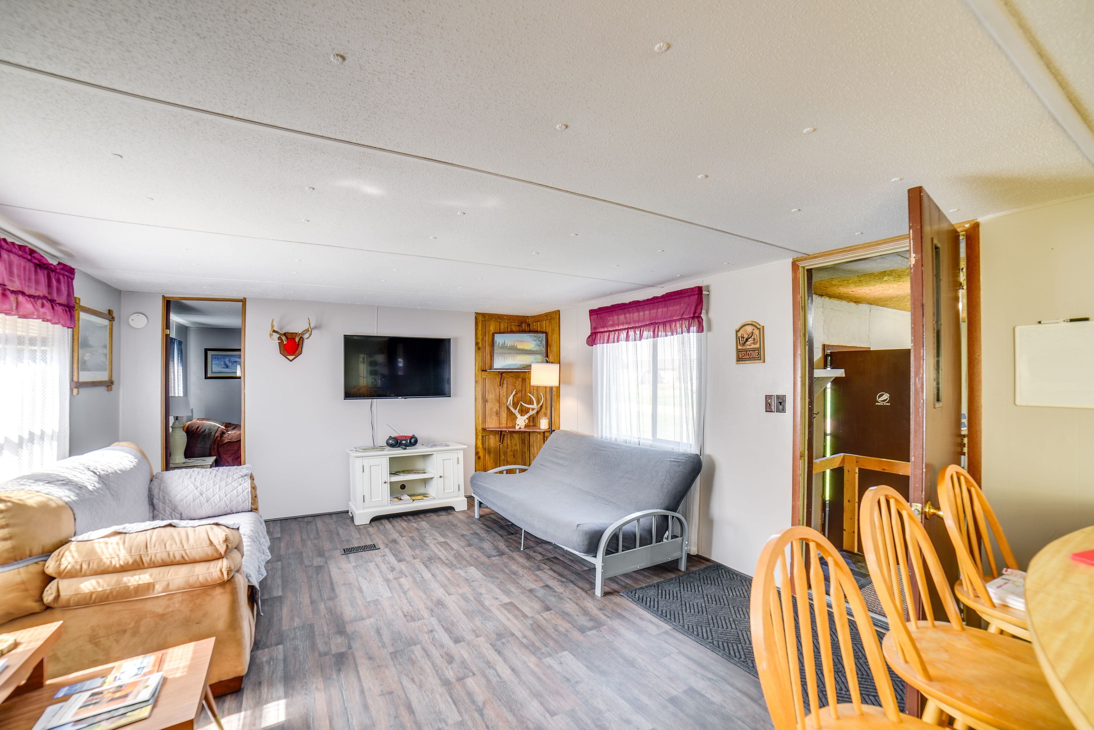 Living Room | Full Futon | Central A/C & Heating