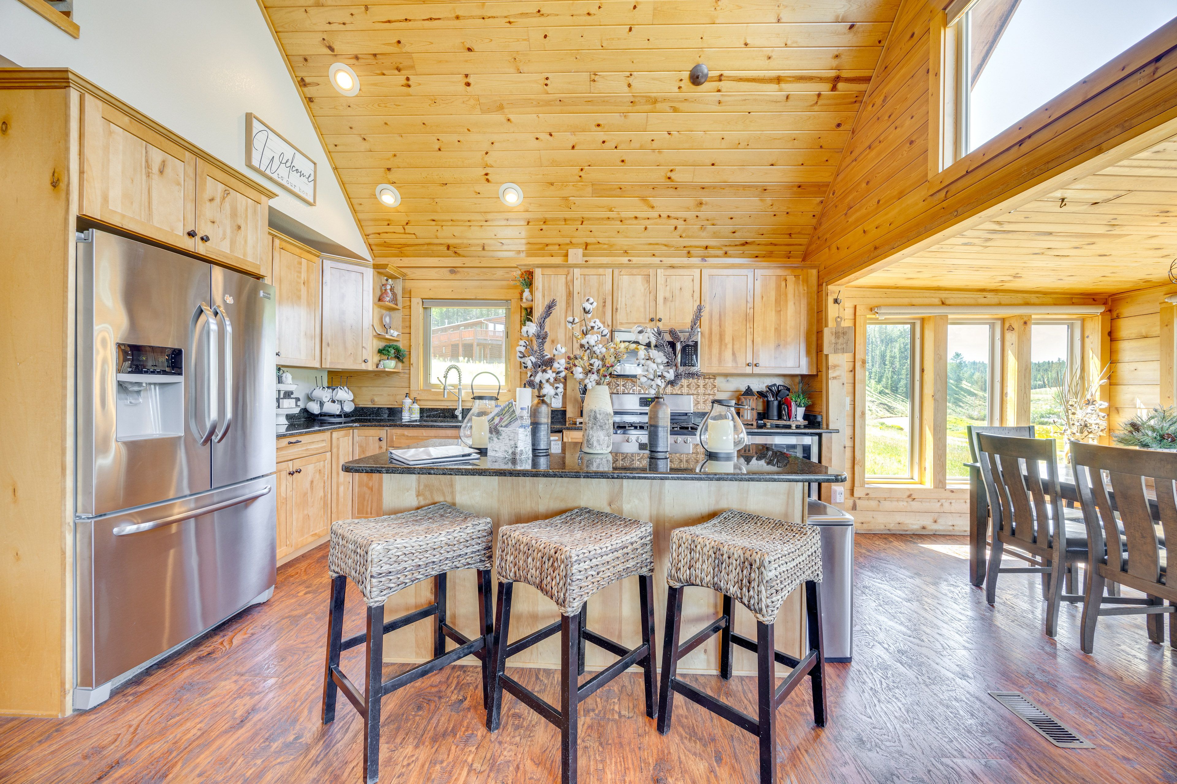 Kitchen | Single-Serve Coffee Maker | Wine Fridge | Air Fryer | Main Level