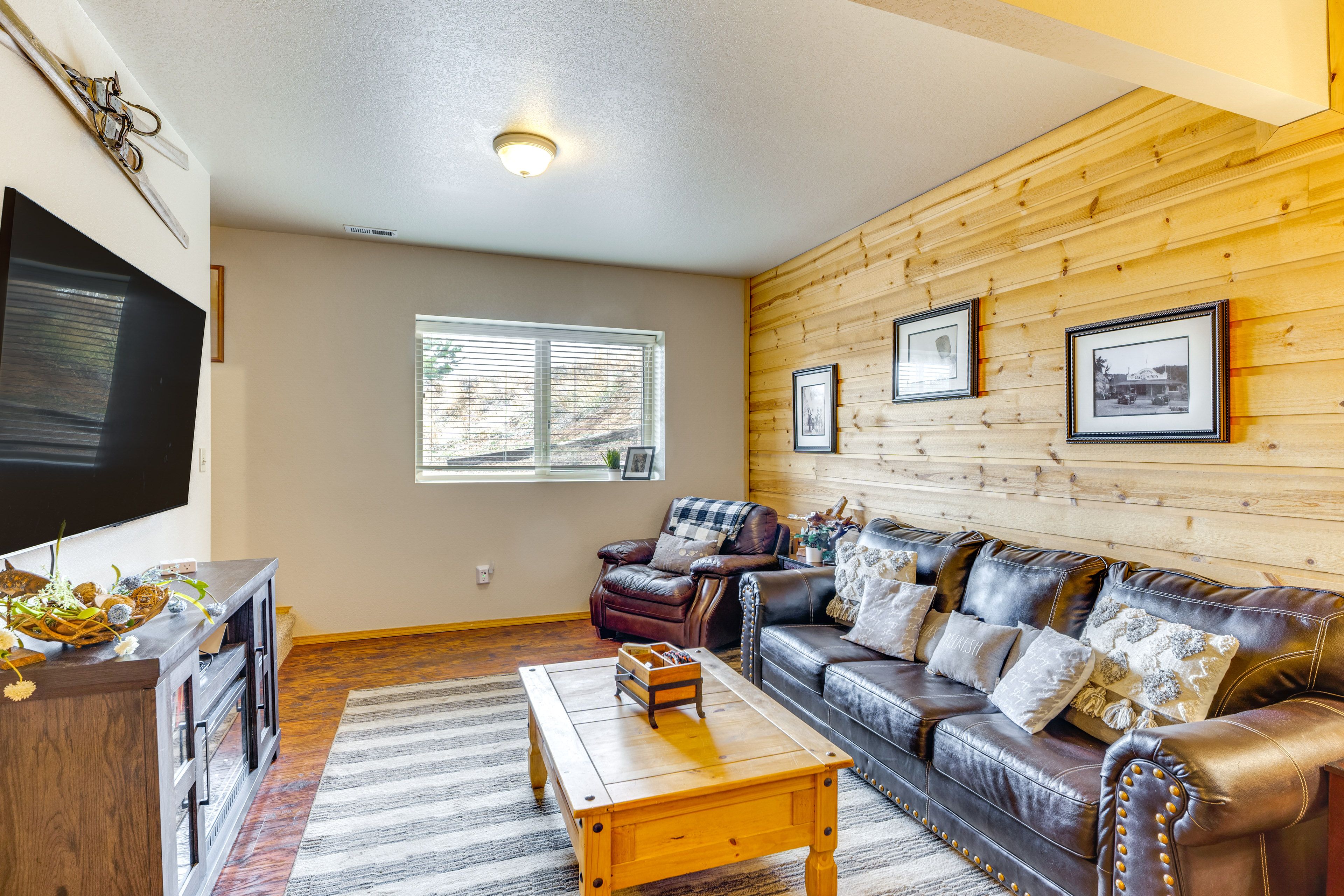 Bonus Room | Electric Fireplace | Queen Sleeper Sofa | Lower Level