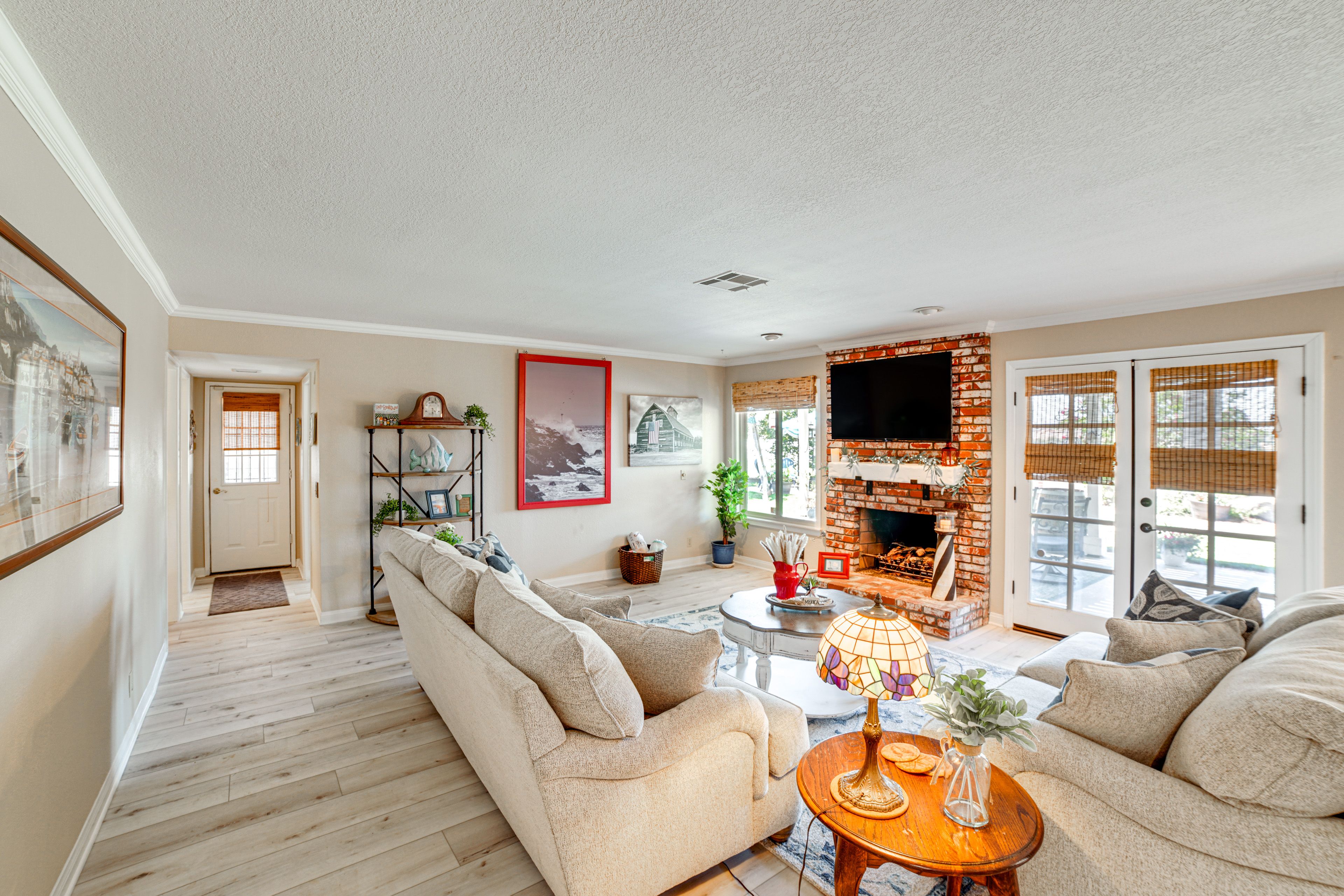 Living Room | 2-Story Home | Central A/C & Heating | Smart TV w/ Cable