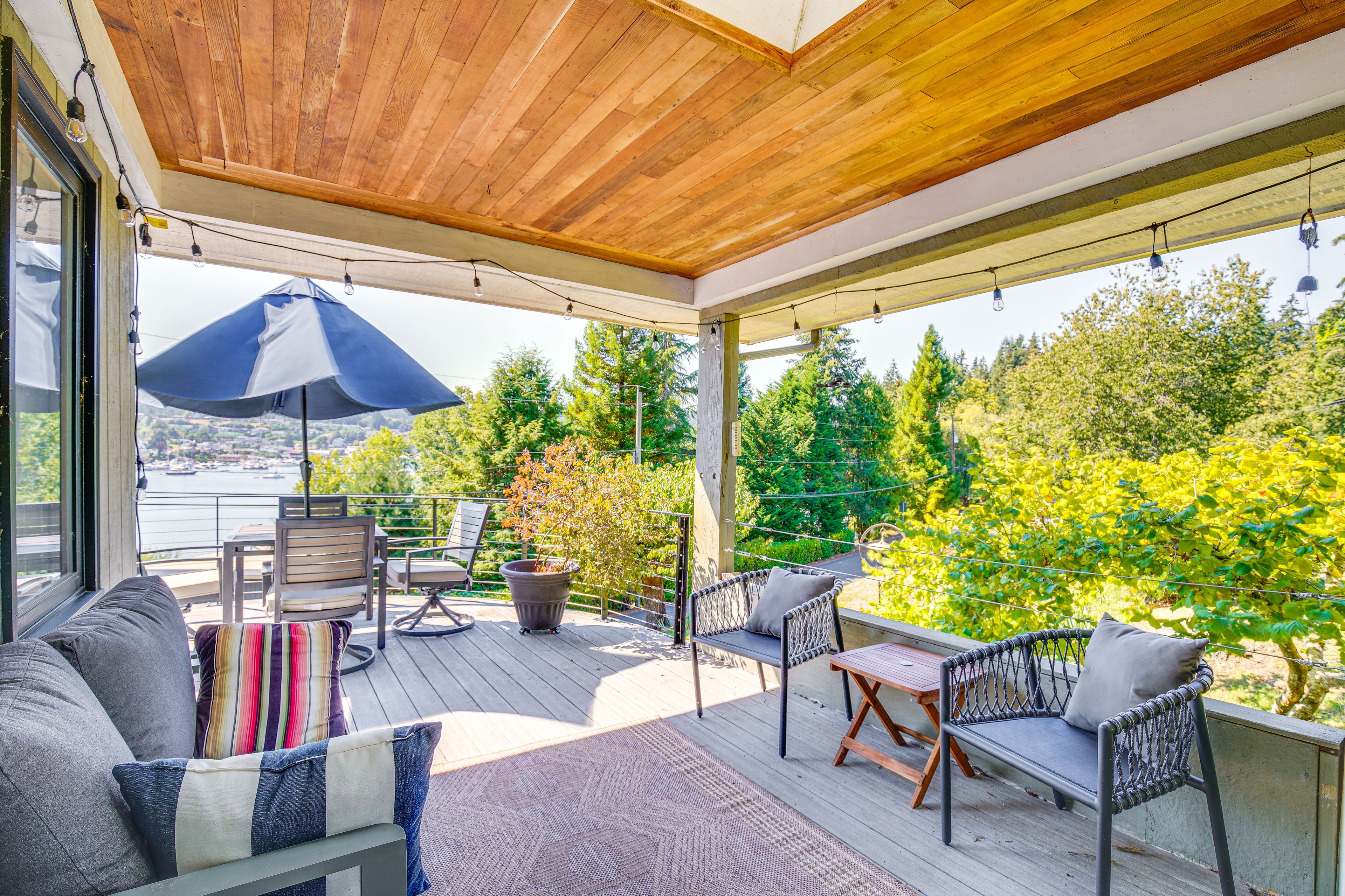 Deck | Downtown & Bay Views | Charcoal Grill