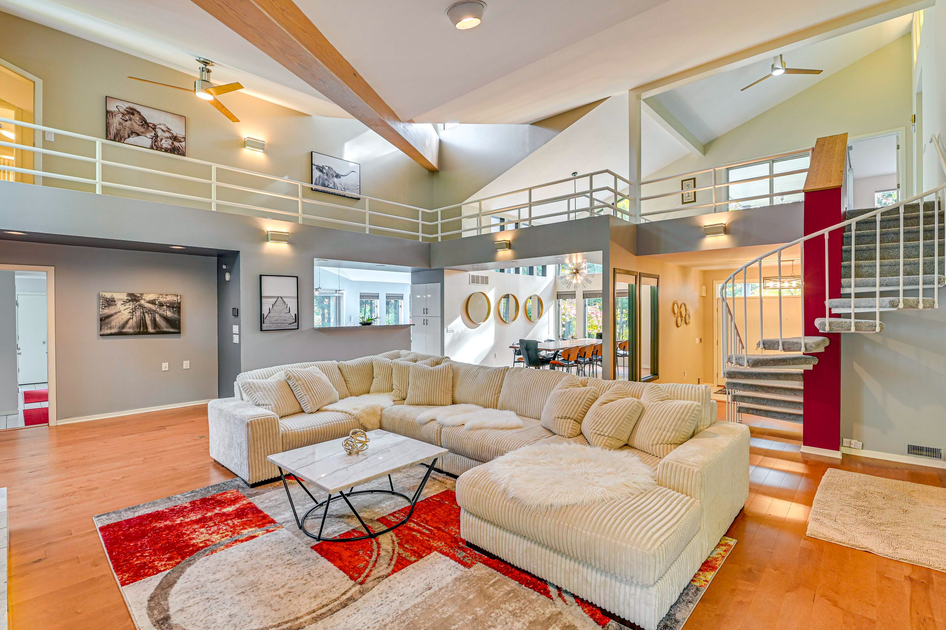 Living Room | Central A/C | Free WiFi | 1st Floor