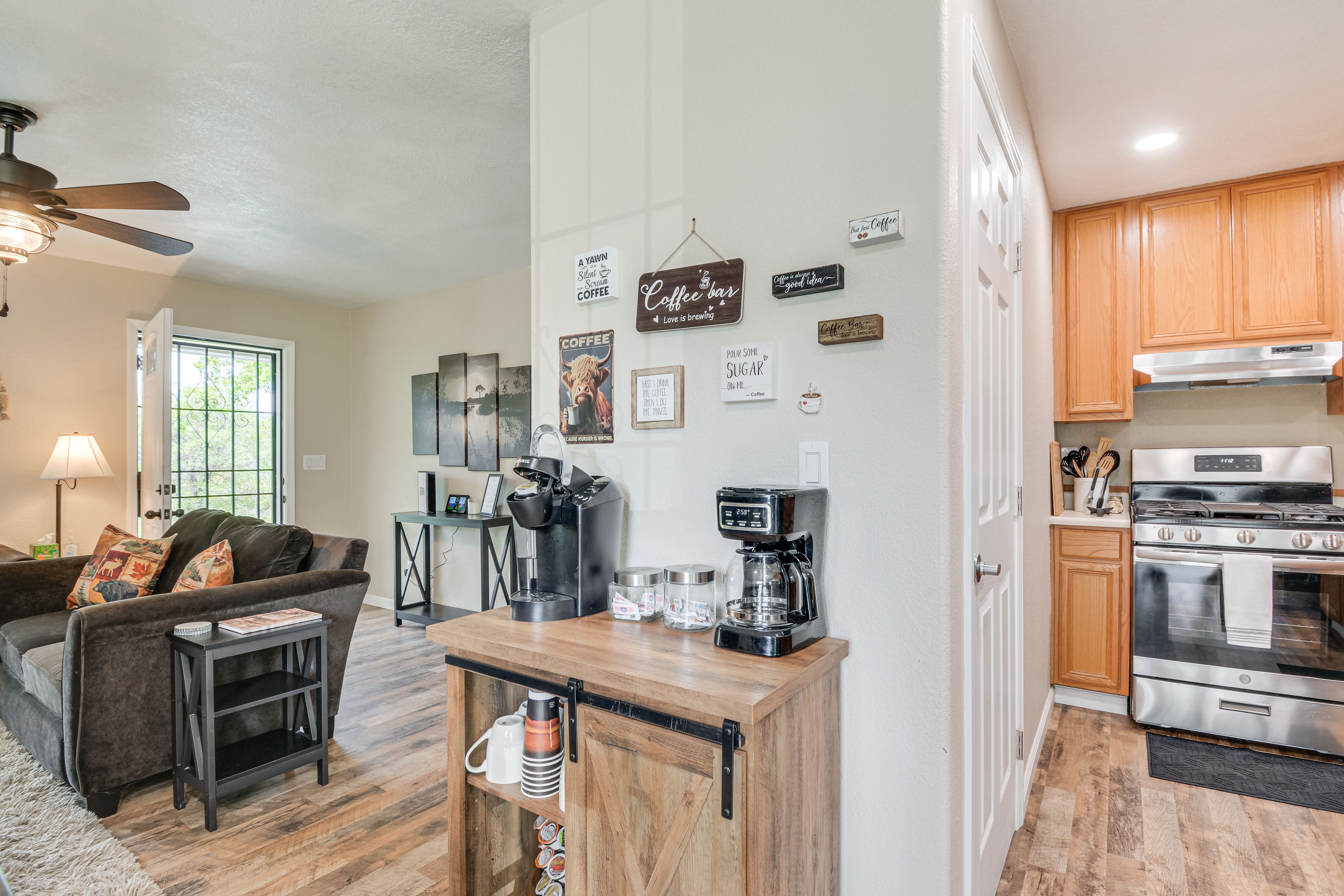 Coffee Bar | Drip & Keurig Coffee Makers | Coffee Provided