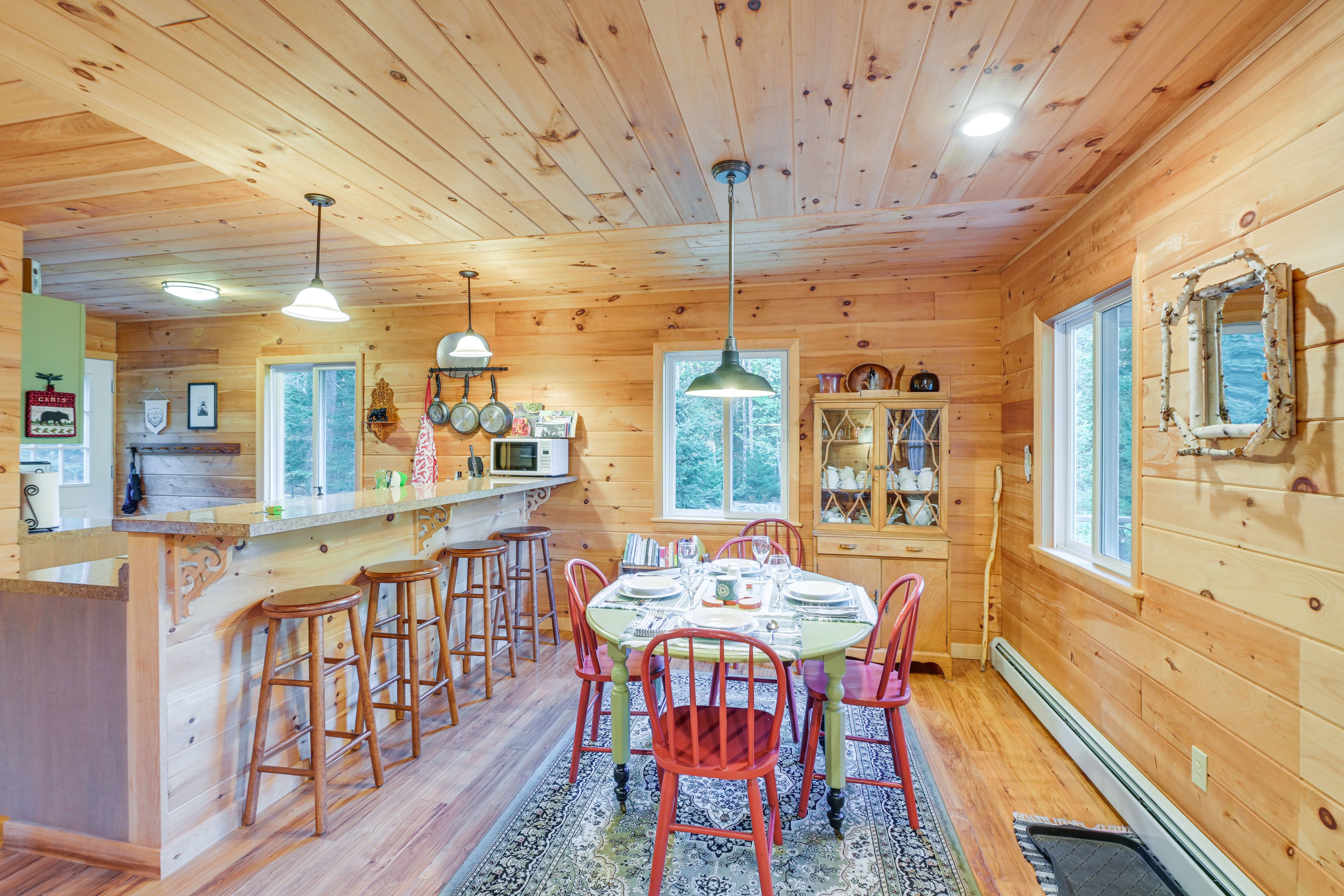 Dining Area | Dishware & Flatware Provided | 1st Floor