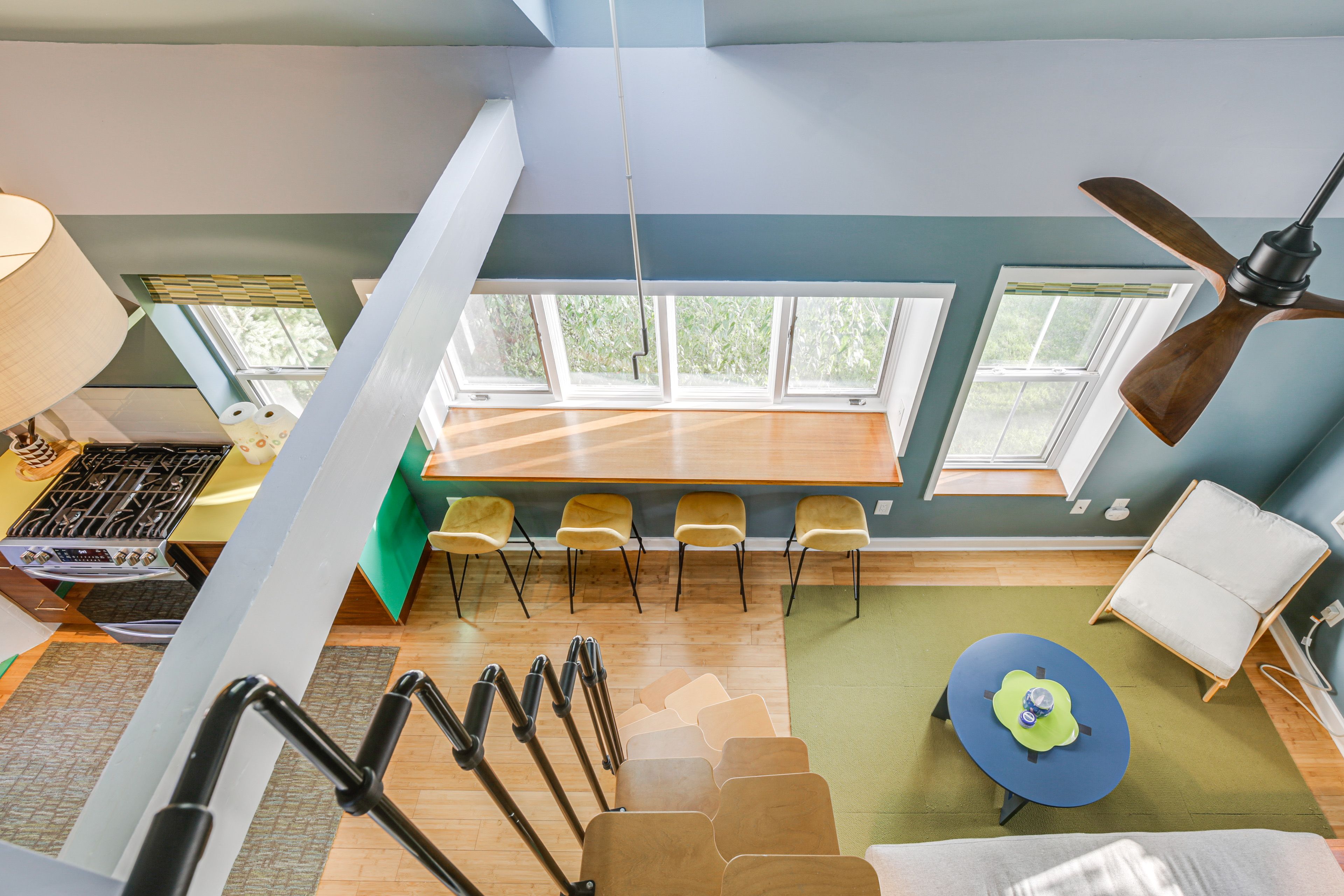Floating Stairway to 3rd Floor