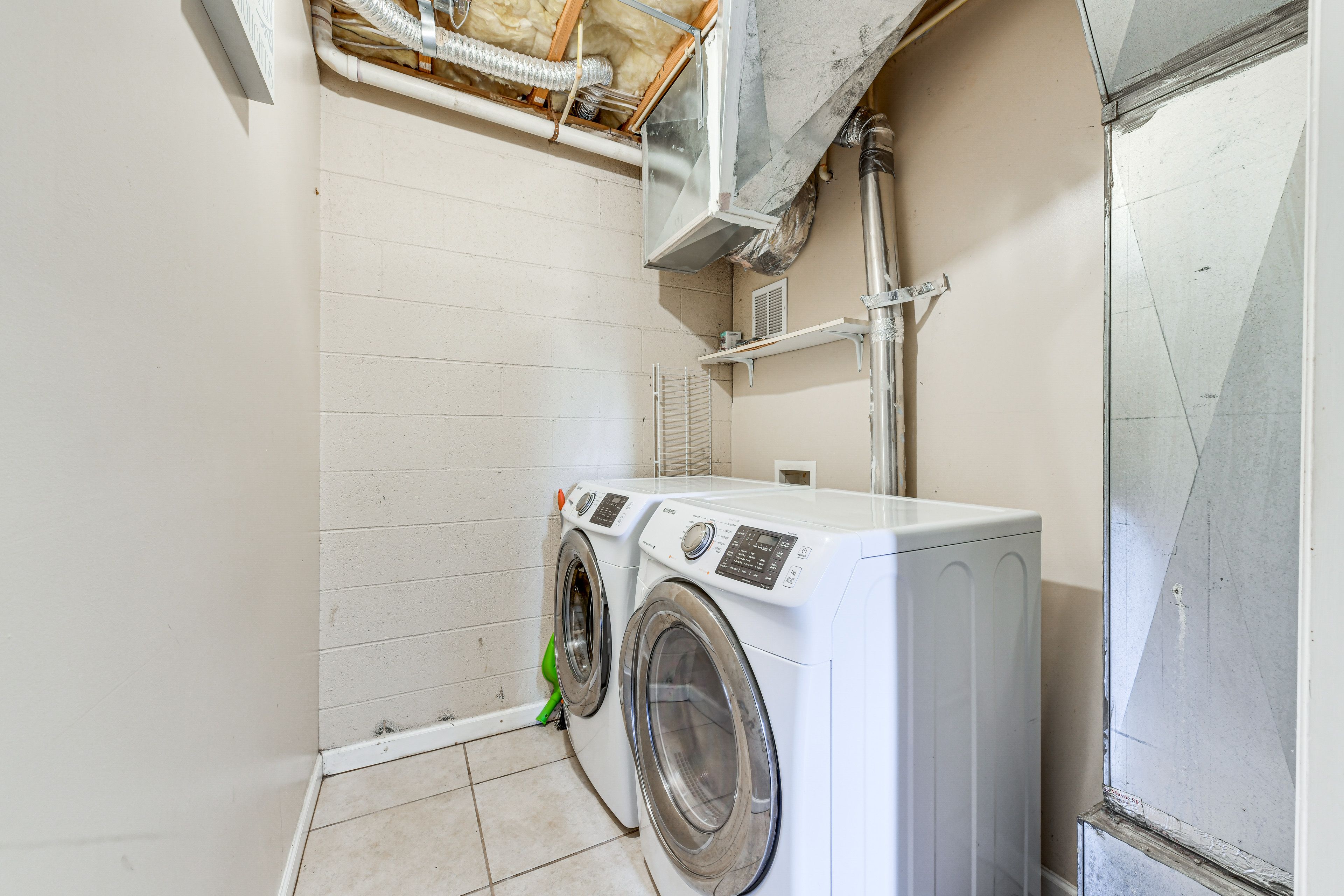 Laundry Area | Basement | Washer/Dryer | Laundry Detergent | Iron/Board