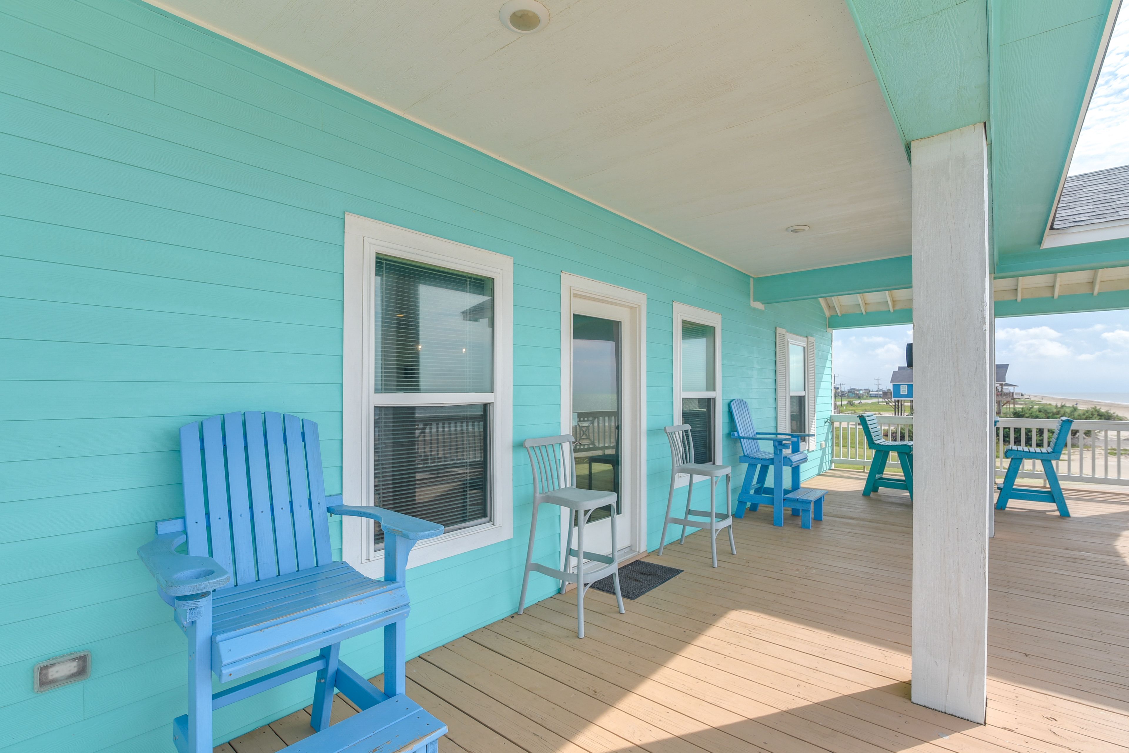 Deck | Ocean & Beach View | Dining Area